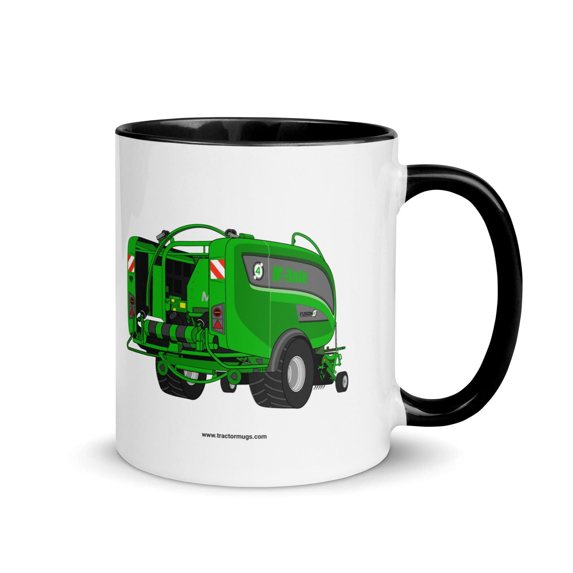 The Tractor Mugs Store Black / 11 oz Mc Hale Fusion 2 Mug with Color Inside Quality Farmers Merch