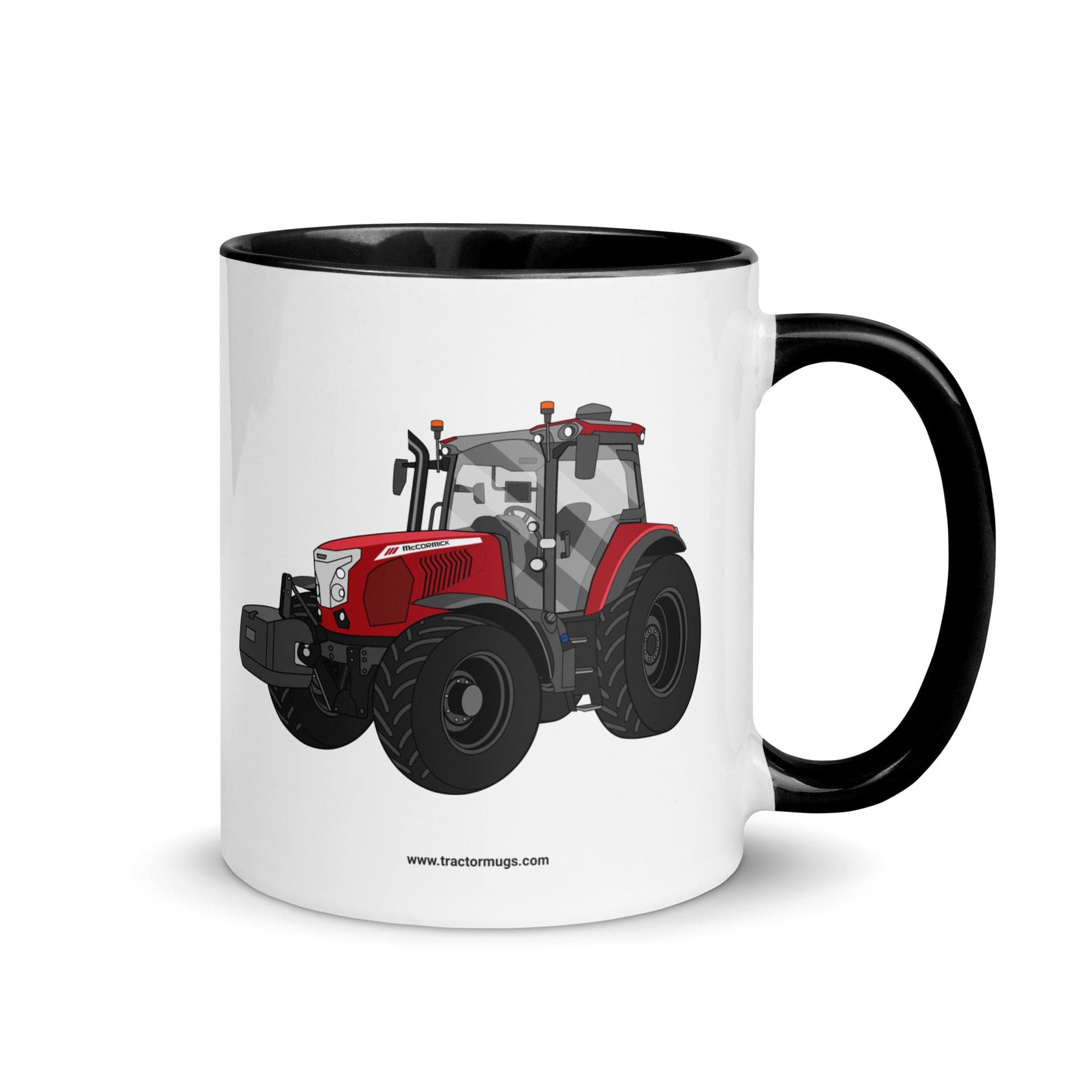 The Tractor Mugs Store Black / 11 oz McCormick X6 414 | Mug with Color Inside Quality Farmers Merch