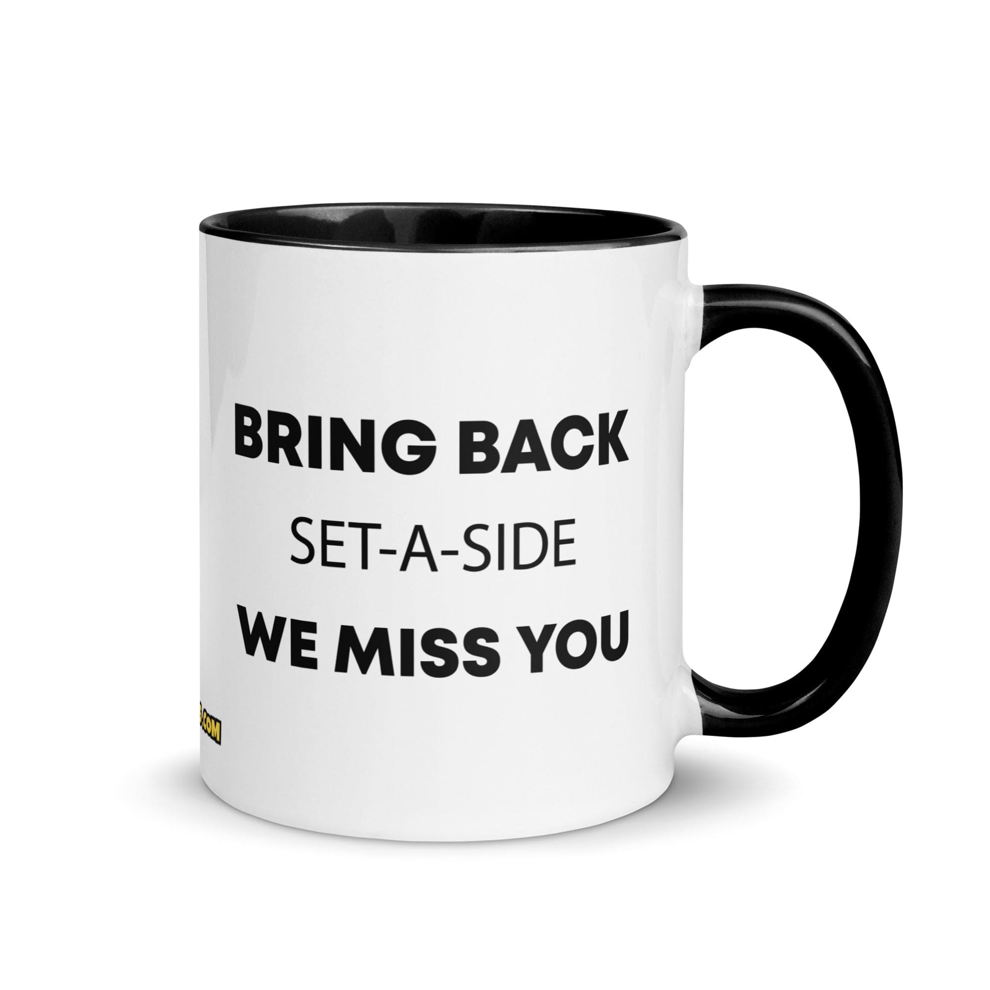 The Tractor Mugs Store Black Bring Back Set-A-Side We Miss You | Mug with Color Inside Quality Farmers Merch