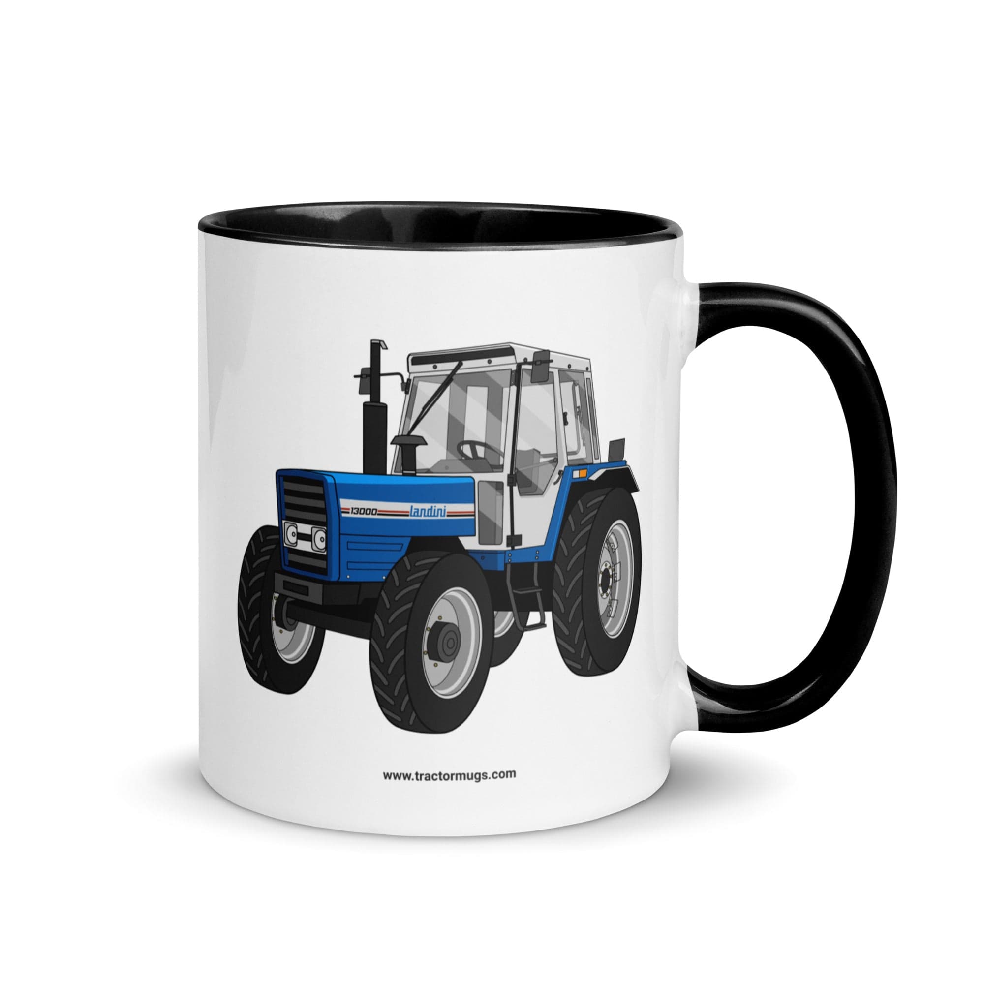 The Tractor Mugs Store Black Landini 13000 | Mug with Color Inside Quality Farmers Merch