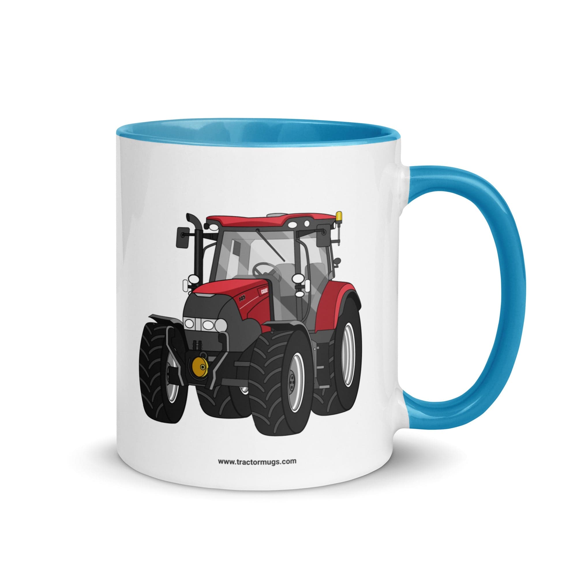 The Tractor Mugs Store Blue / 11 oz Case IH Maxxum 145 | Mug with Color Inside Quality Farmers Merch