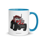 The Tractor Mugs Store Blue FIAT 1880 4WD | Mug with Color Inside Quality Farmers Merch
