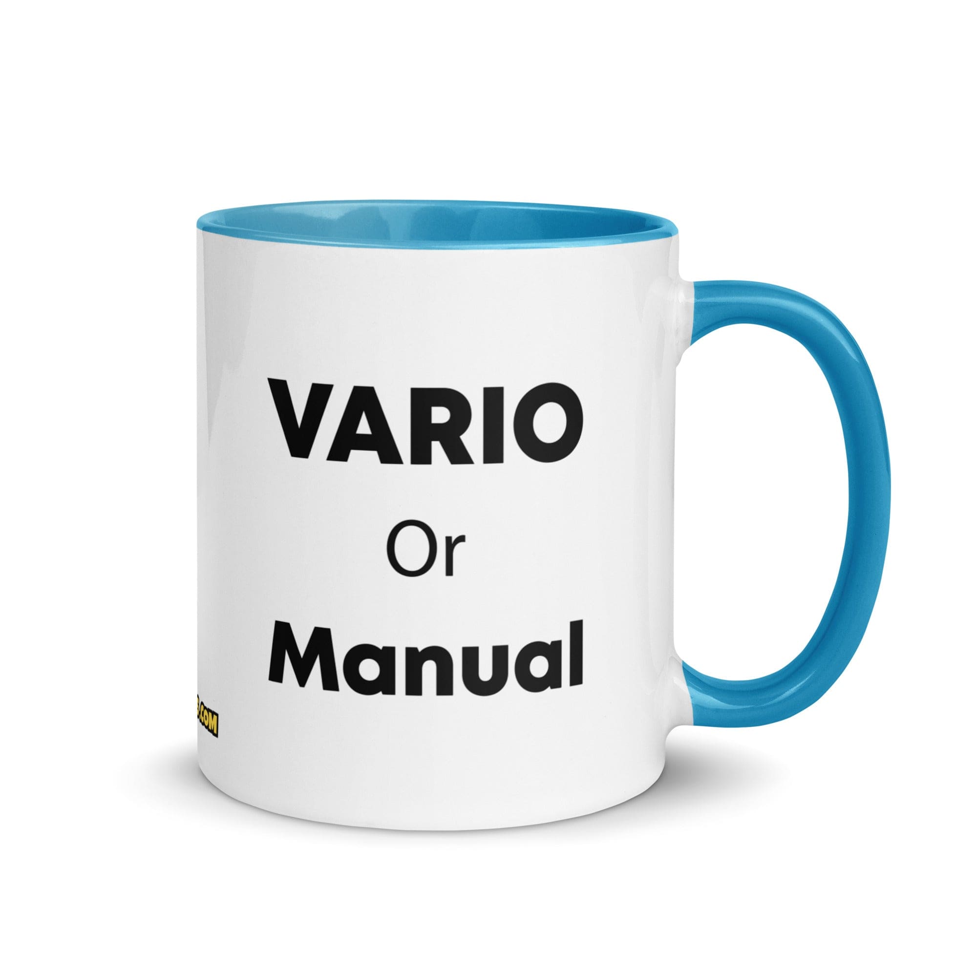 The Tractor Mugs Store Blue Vario or Manual | Mug with Color Inside Quality Farmers Merch