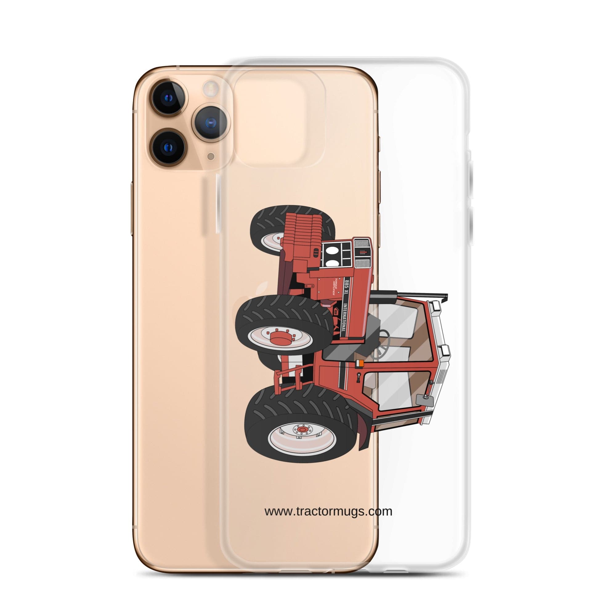 The Tractor Mugs Store Case 885 XL | Clear Case for iPhone® Quality Farmers Merch