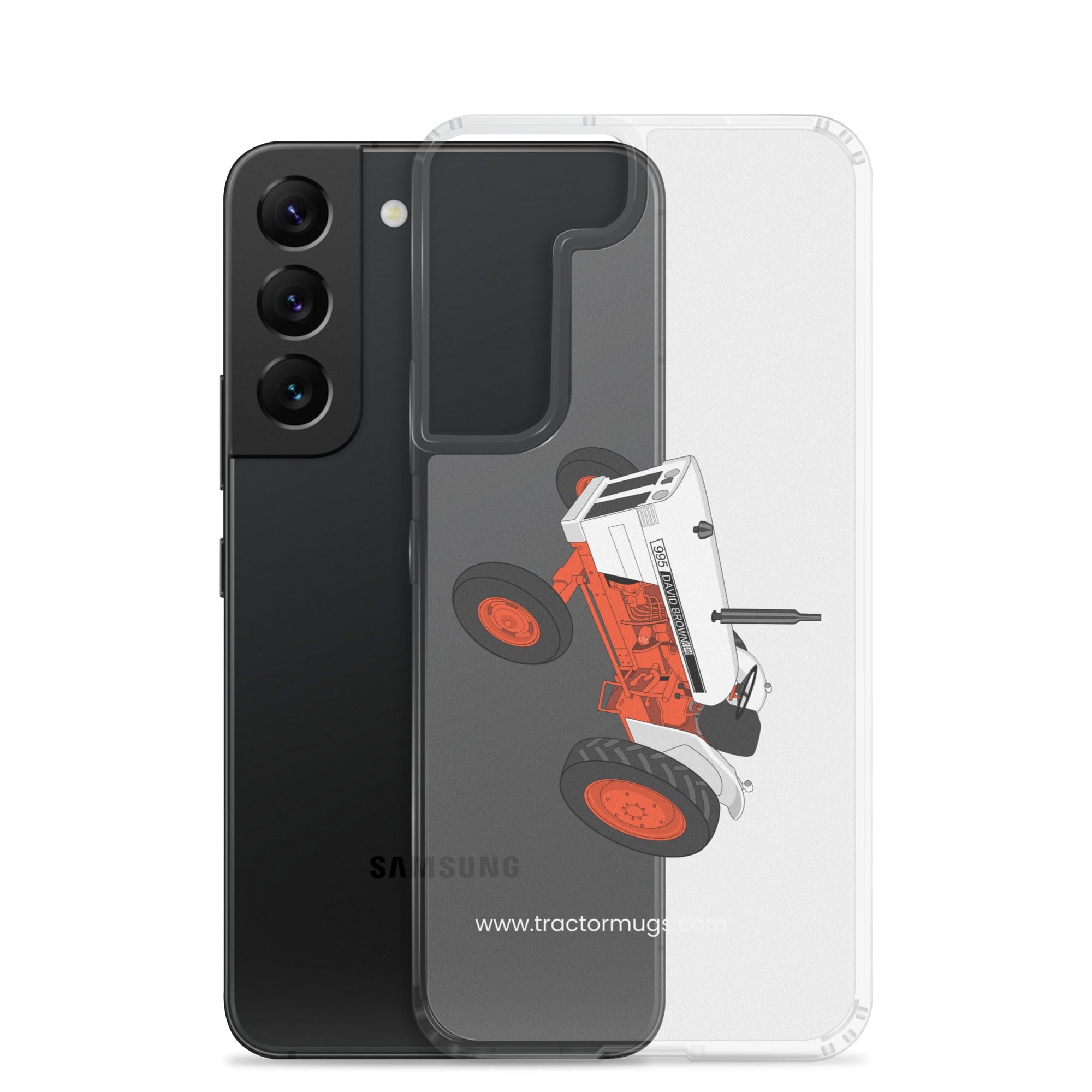 The Tractor Mugs Store Case David Brown 995 (1973) | Clear Case for Samsung® Quality Farmers Merch