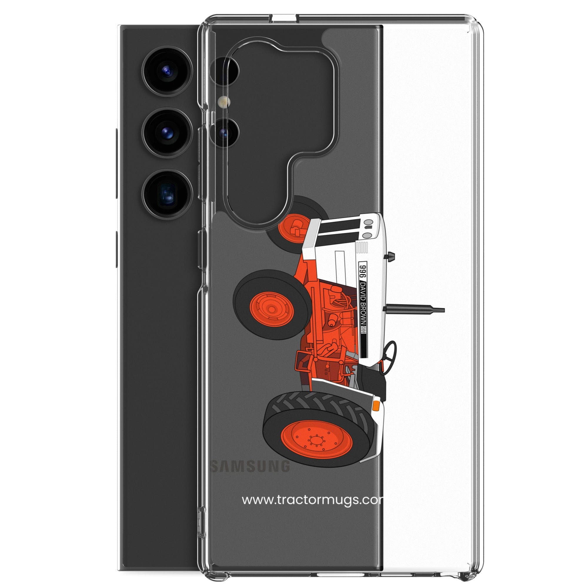 The Tractor Mugs Store Case David Brown 996 (1974) | Clear Case for Samsung® Quality Farmers Merch