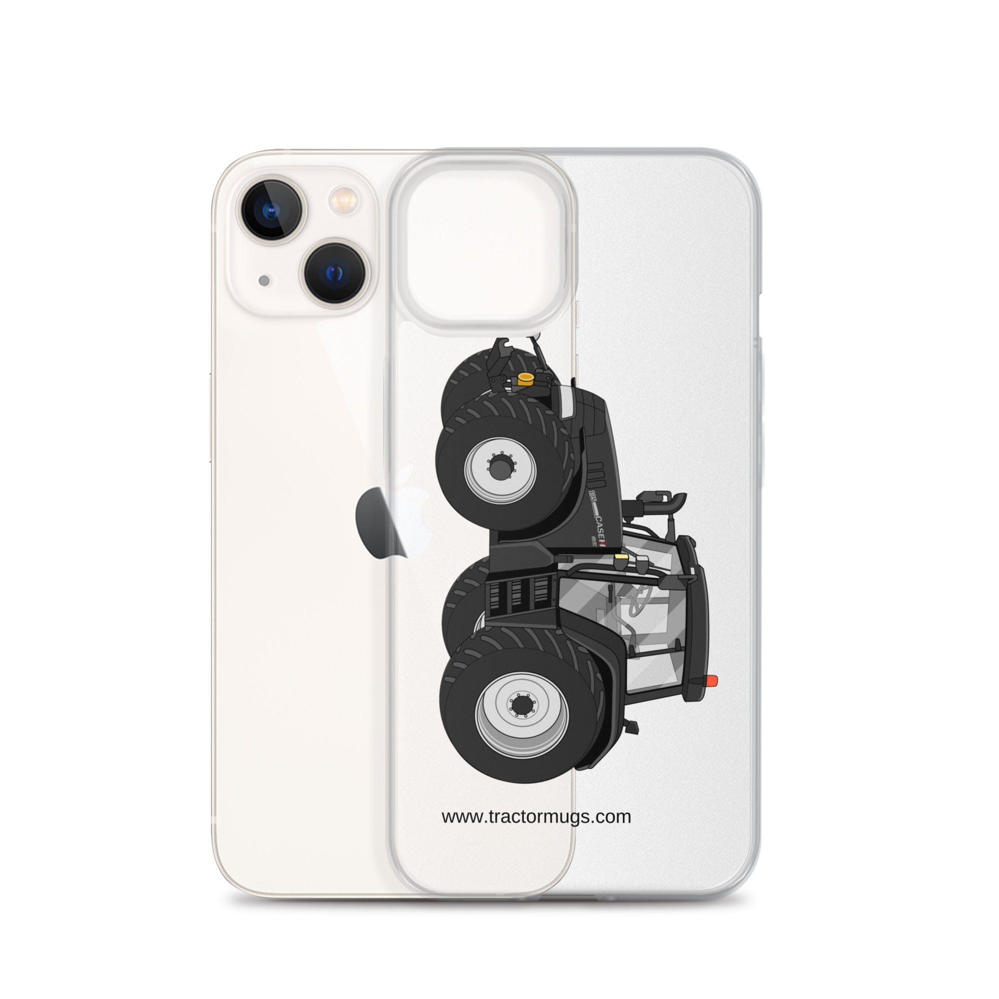 The Tractor Mugs Store Case IH 195 CVX Black | Clear Case for iPhone® Quality Farmers Merch