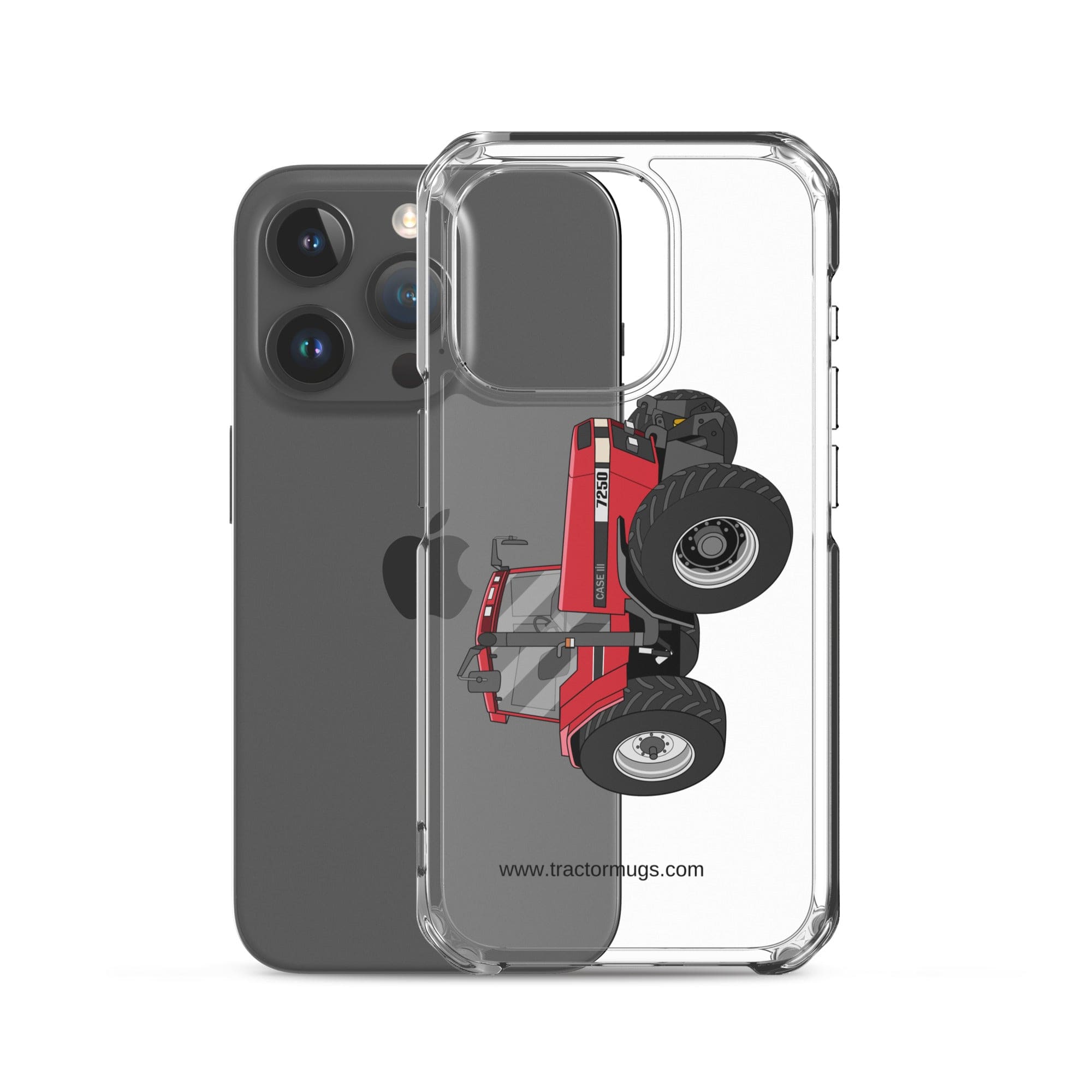 The Tractor Mugs Store Case IH 7250 | Clear Case for iPhone® Quality Farmers Merch