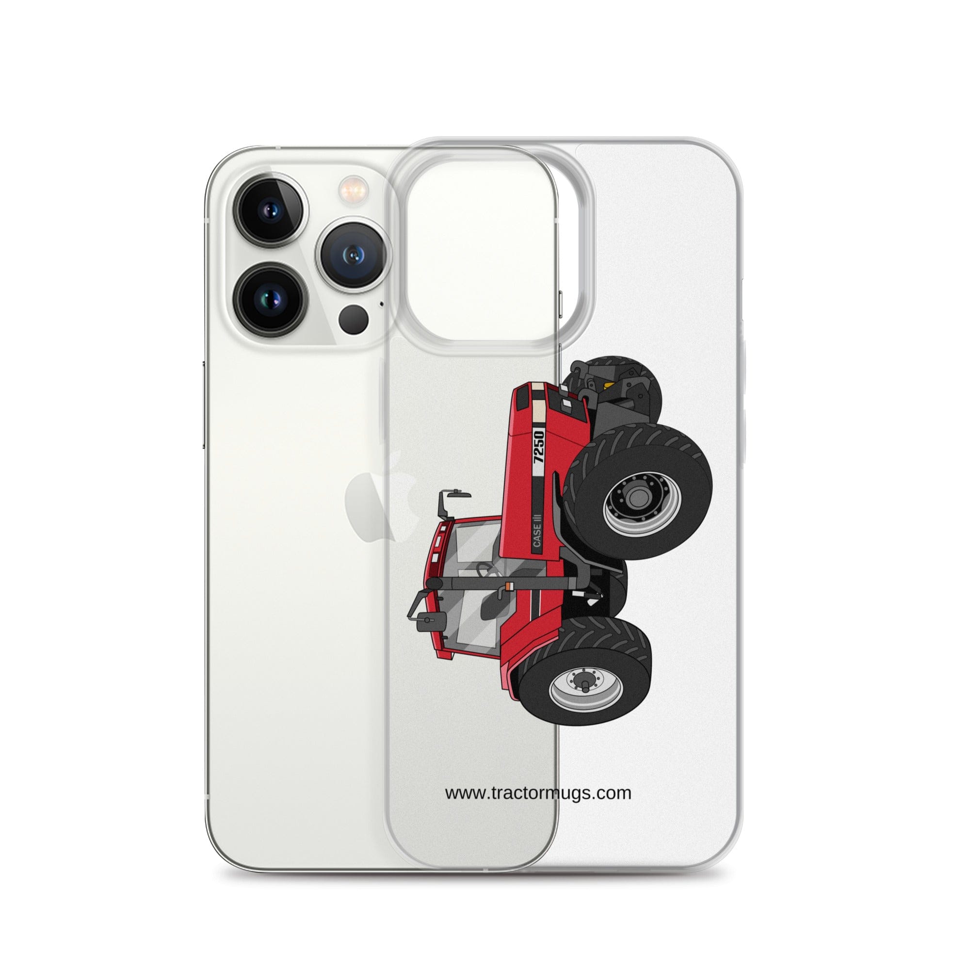 The Tractor Mugs Store Case IH 7250 | Clear Case for iPhone® Quality Farmers Merch