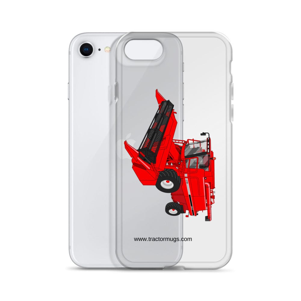 The Tractor Mugs Store Case IH Axial Flow 2188 Harvester | Clear Case for iPhone® Quality Farmers Merch