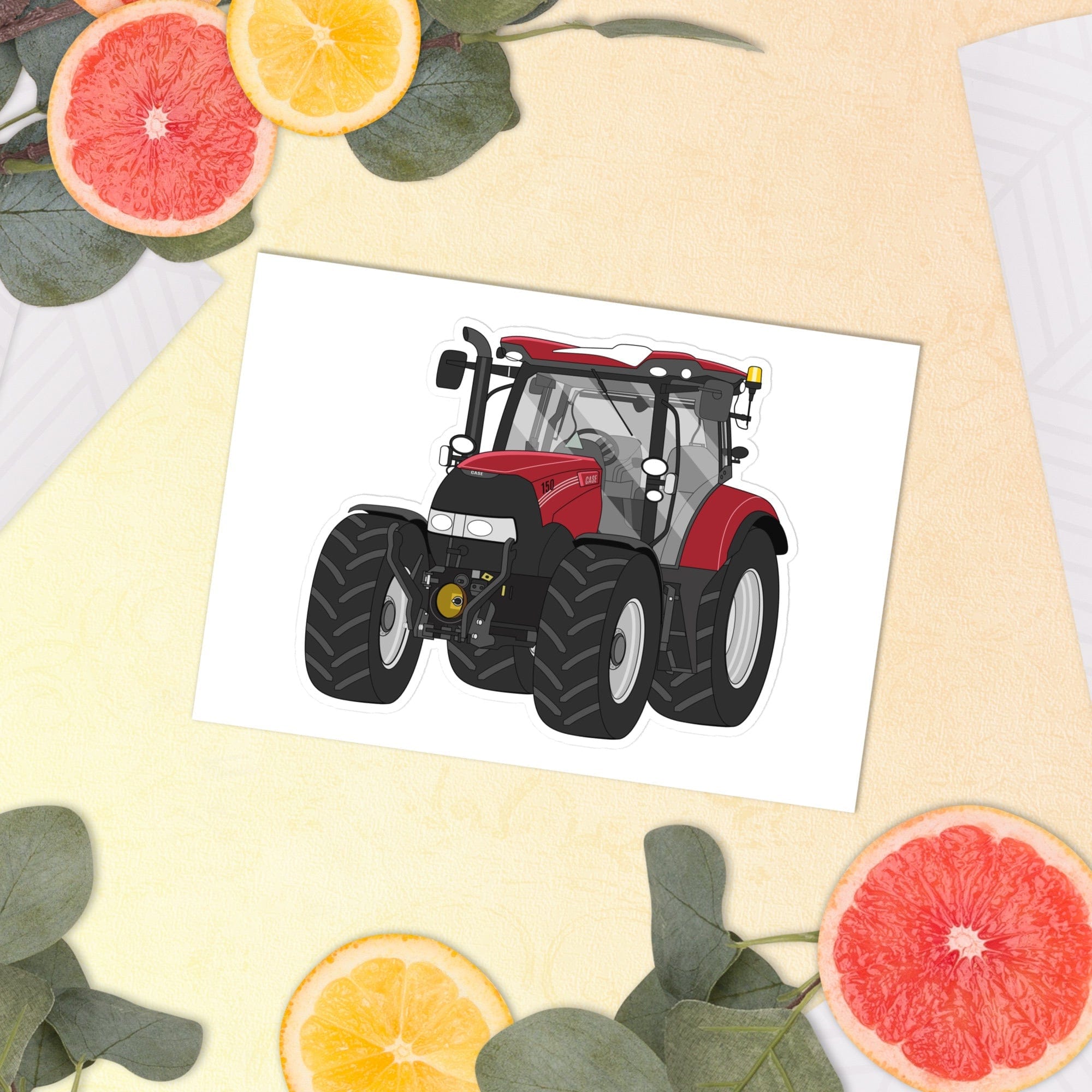 The Tractor Mugs Store Case IH Maxxum 150 Activedrive 8 | Sticker sheet Quality Farmers Merch