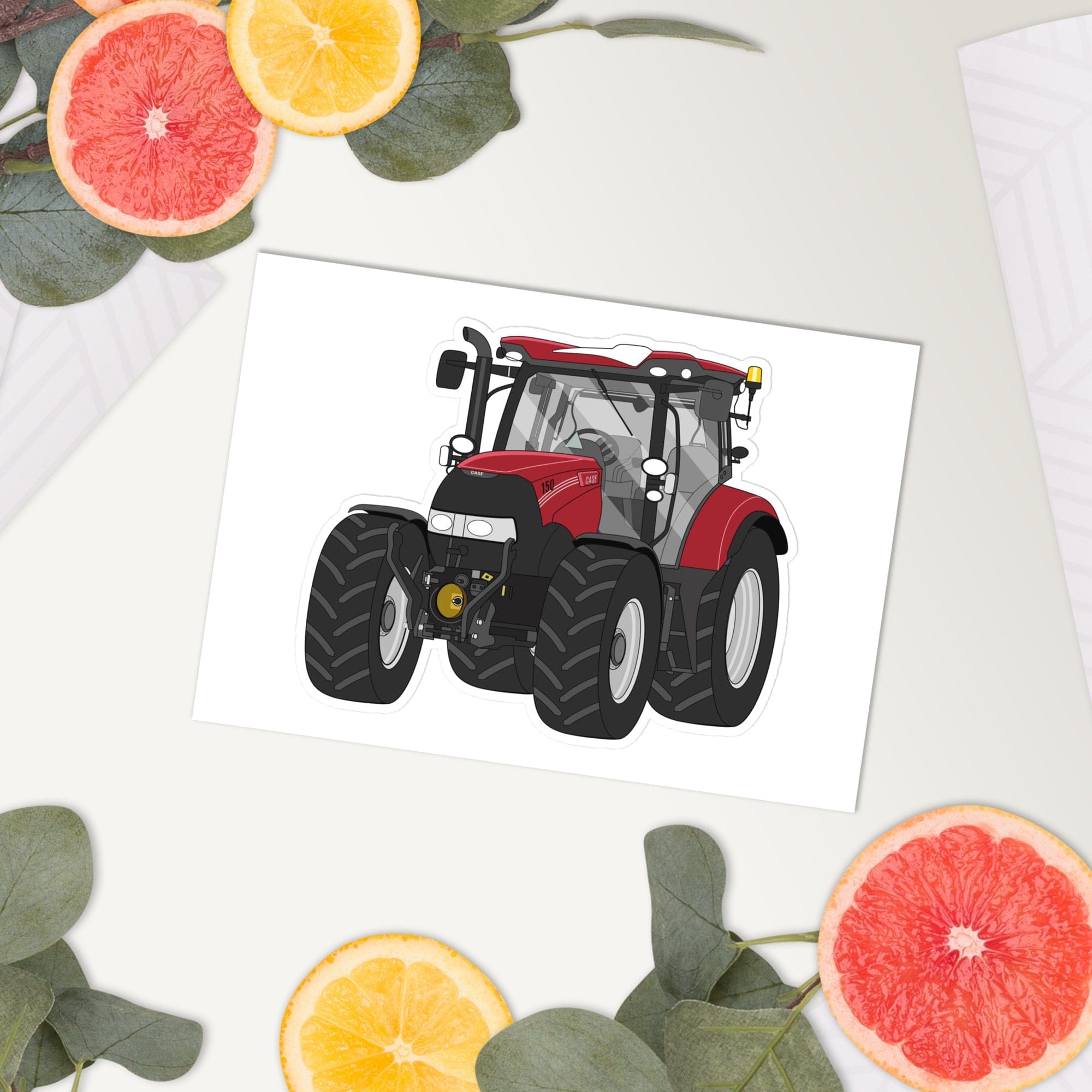 The Tractor Mugs Store Case IH Maxxum 150 Activedrive 8 | Sticker sheet Quality Farmers Merch