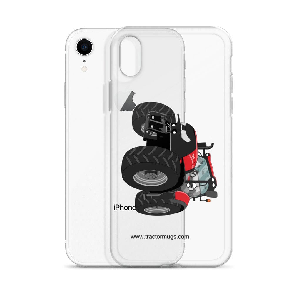 The Tractor Mugs Store Case IH Optum 300 CVX | Clear Case for iPhone® Quality Farmers Merch