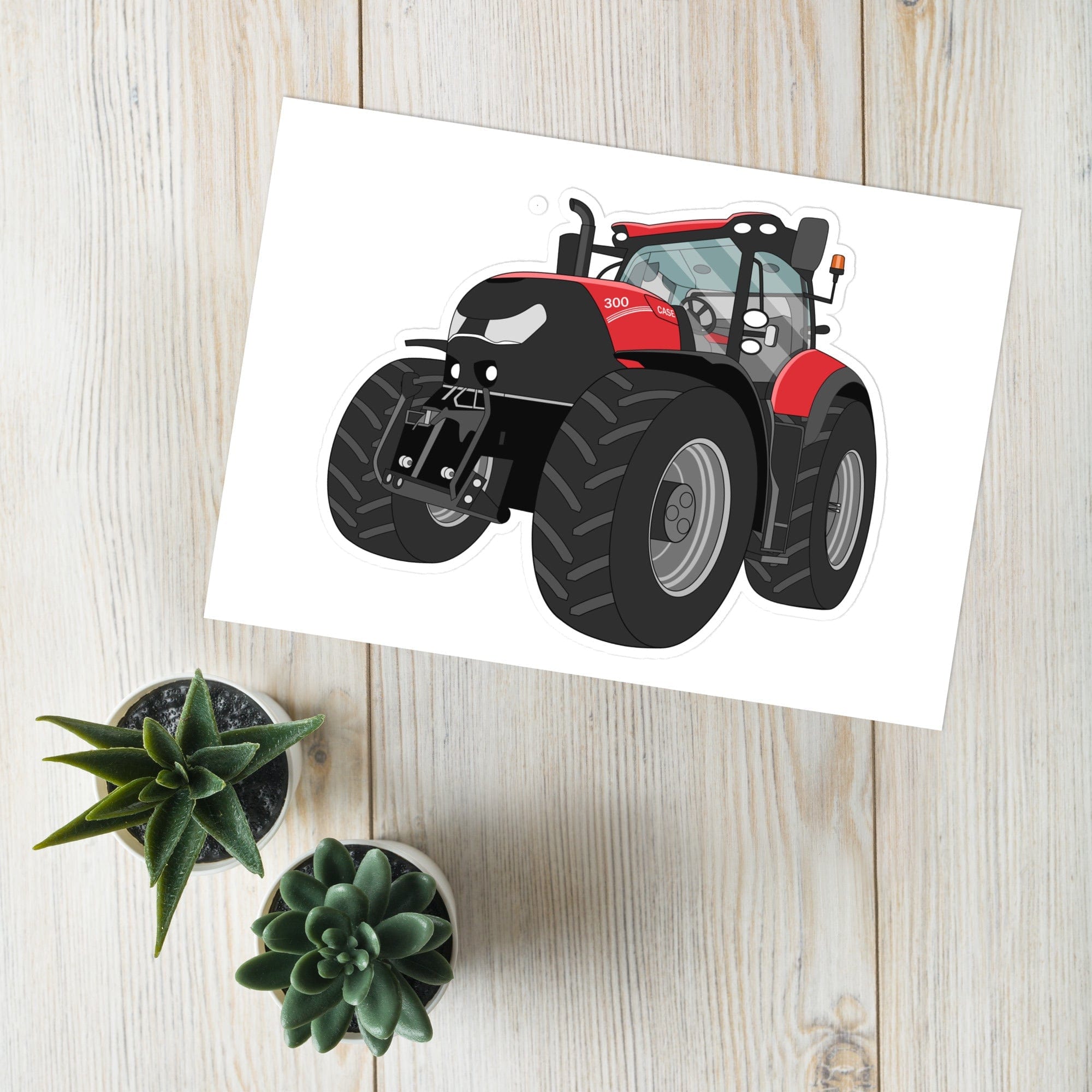 The Tractor Mugs Store Case IH Optum 300 CVX | Sticker sheet Quality Farmers Merch