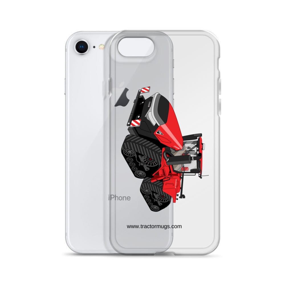 The Tractor Mugs Store Case IH Quadtrac 715 | Clear Case for iPhone® Quality Farmers Merch