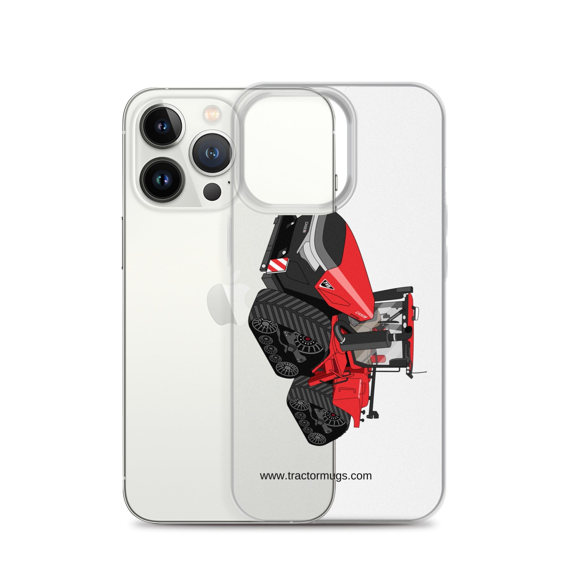 The Tractor Mugs Store Case IH Quadtrac 715 | Clear Case for iPhone® Quality Farmers Merch