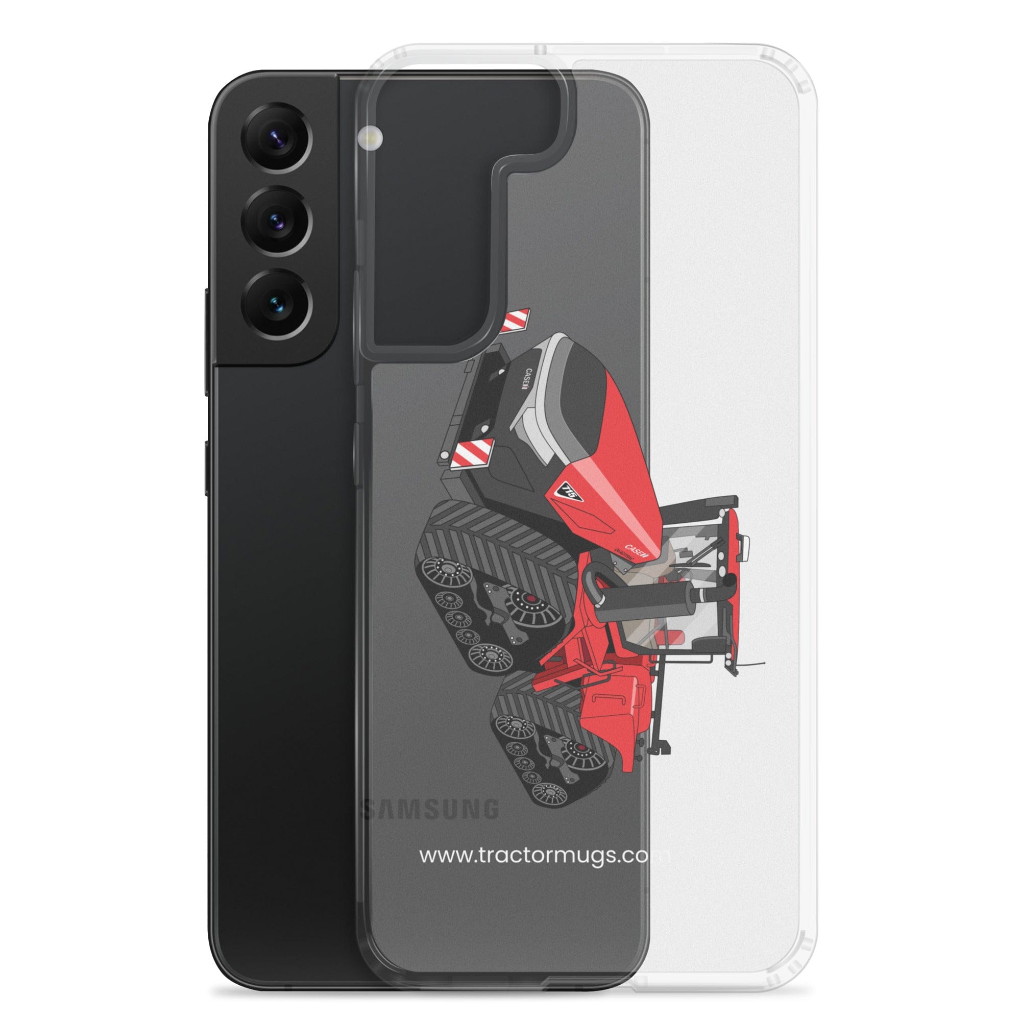 The Tractor Mugs Store Case IH Quadtrac 715 | Clear Case for Samsung® Quality Farmers Merch