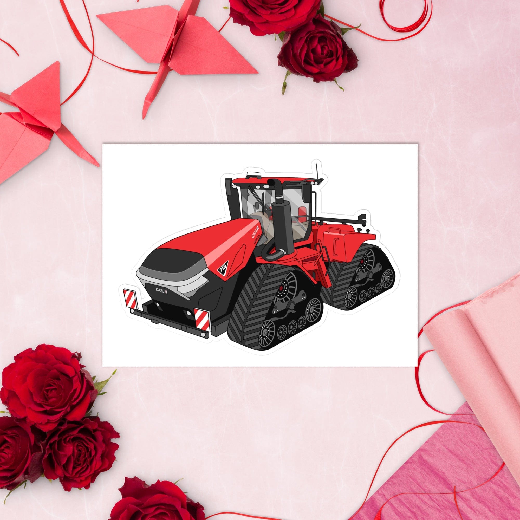 The Tractor Mugs Store Case IH Quadtrac 715 | Sticker sheet Quality Farmers Merch