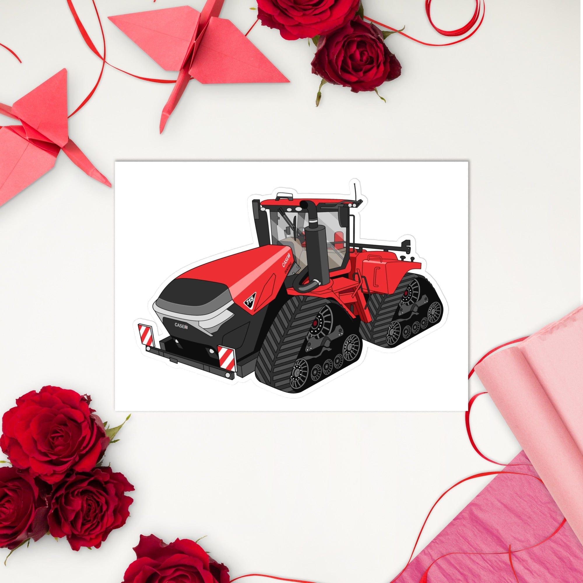 The Tractor Mugs Store Case IH Quadtrac 715 | Sticker sheet Quality Farmers Merch