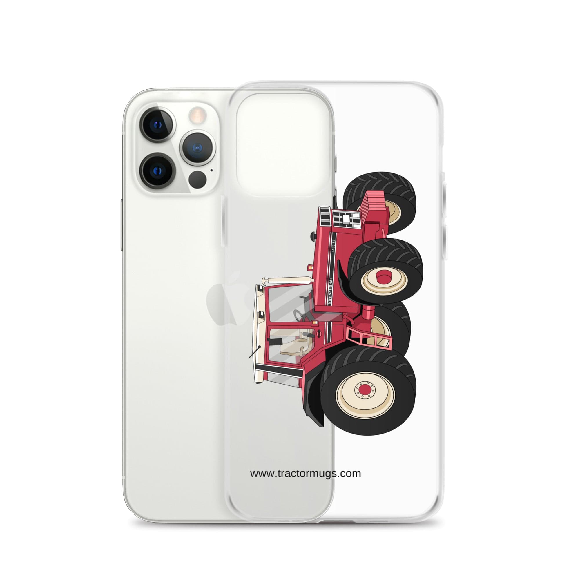The Tractor Mugs Store Case International 1455 XL | Clear Case for iPhone® Quality Farmers Merch
