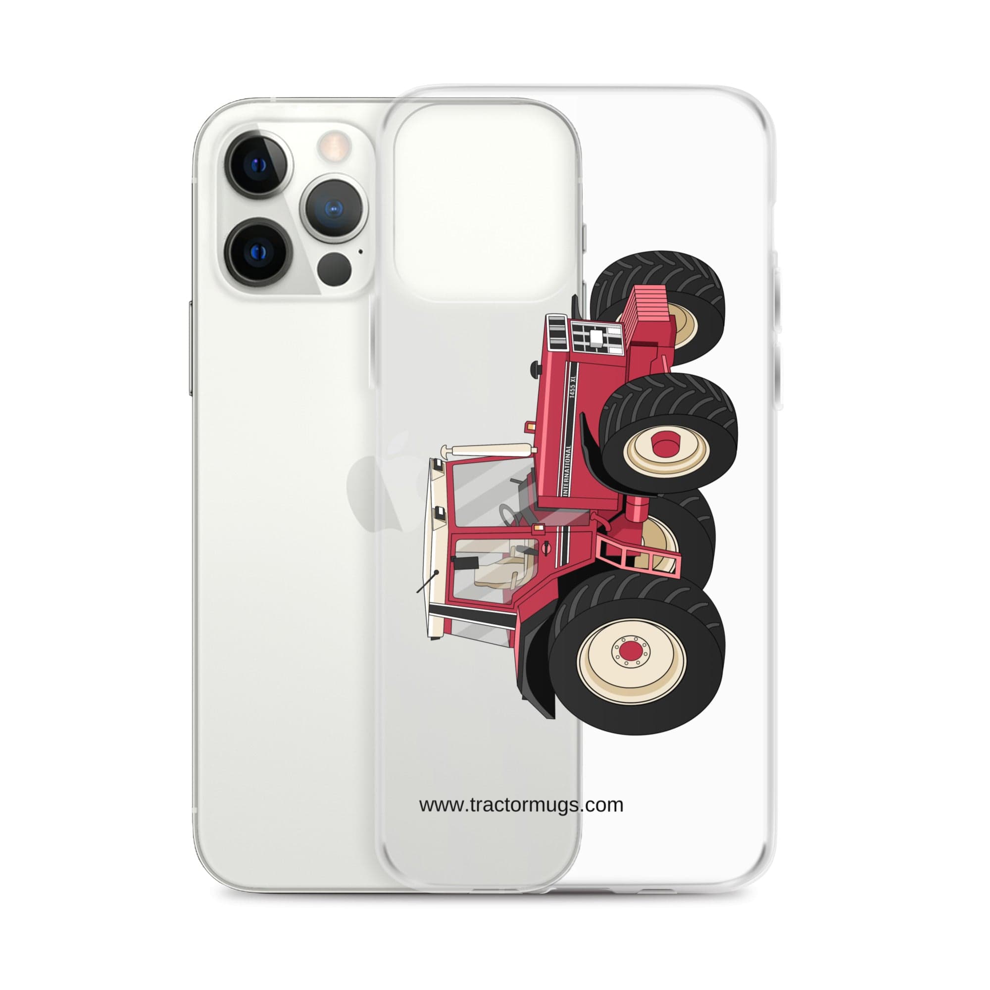 The Tractor Mugs Store Case International 1455 XL | Clear Case for iPhone® Quality Farmers Merch