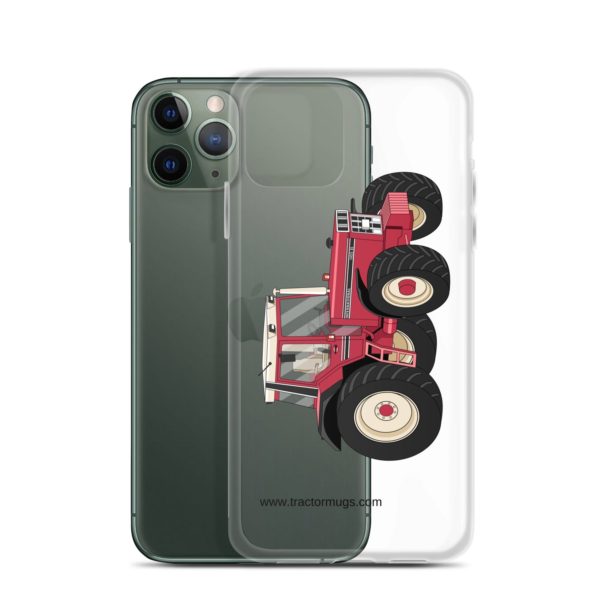 The Tractor Mugs Store Case International 1455 XL | Clear Case for iPhone® Quality Farmers Merch