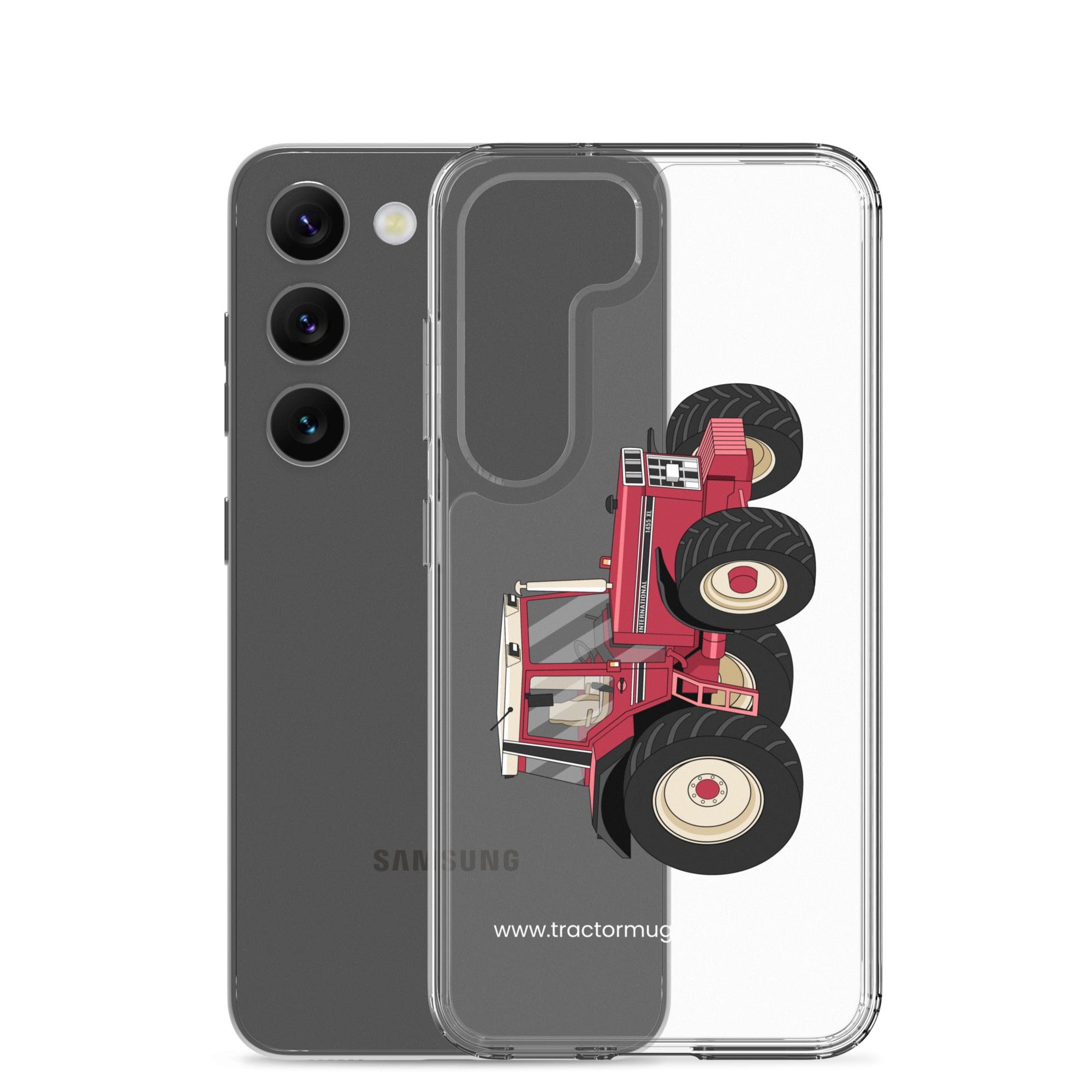 The Tractor Mugs Store Case International 1455 XL | Clear Case for Samsung® Quality Farmers Merch