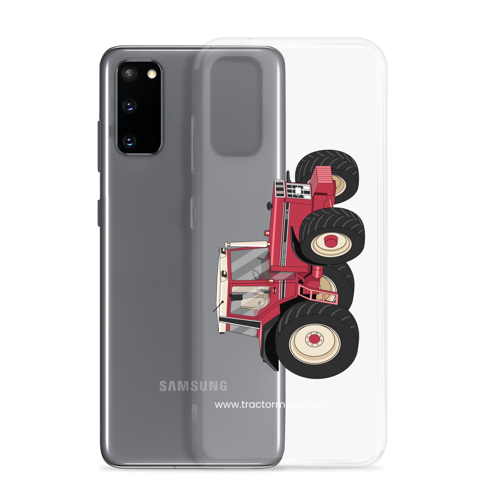 The Tractor Mugs Store Case International 1455 XL | Clear Case for Samsung® Quality Farmers Merch