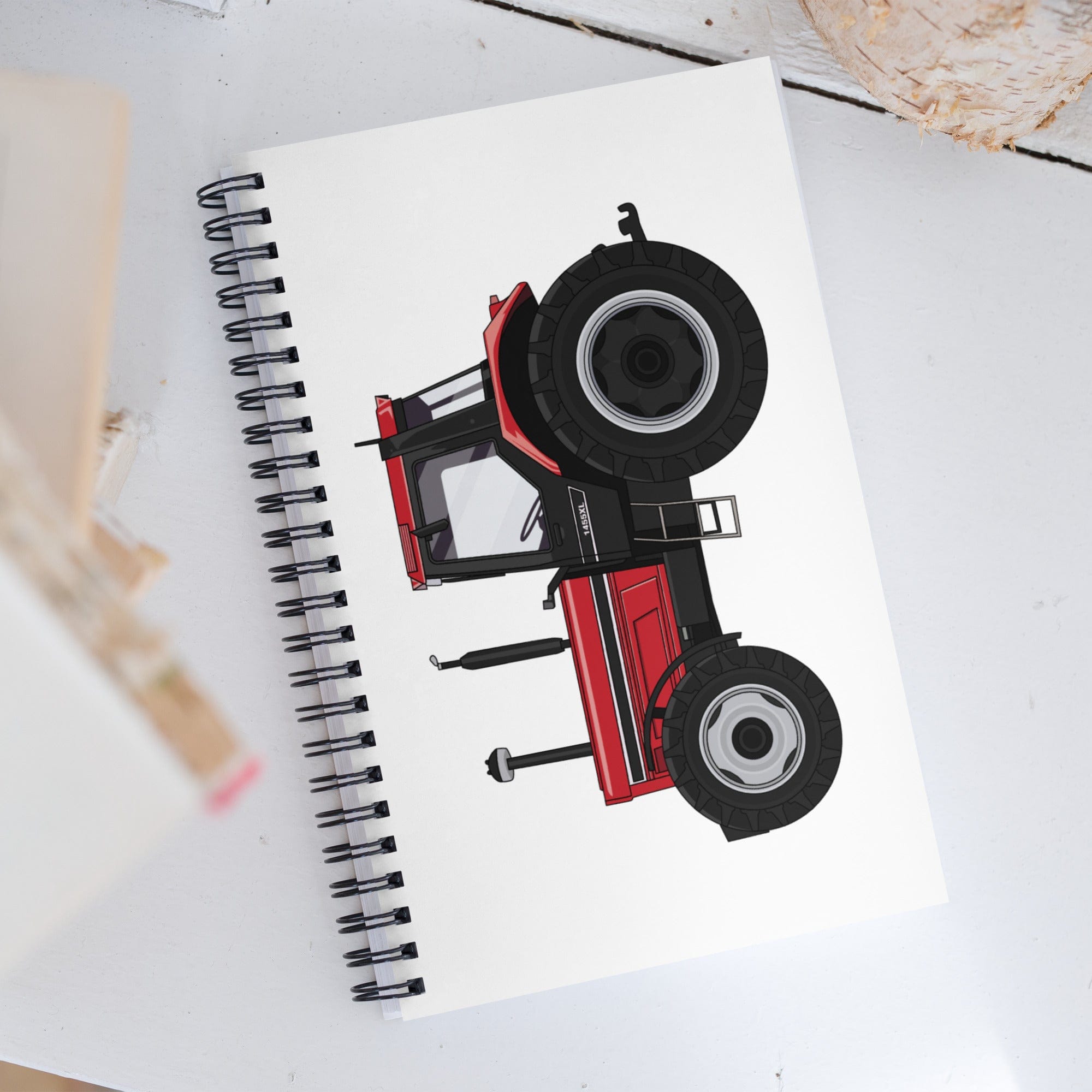 The Tractor Mugs Store Case International 1455 XL | Spiral notebook Quality Farmers Merch