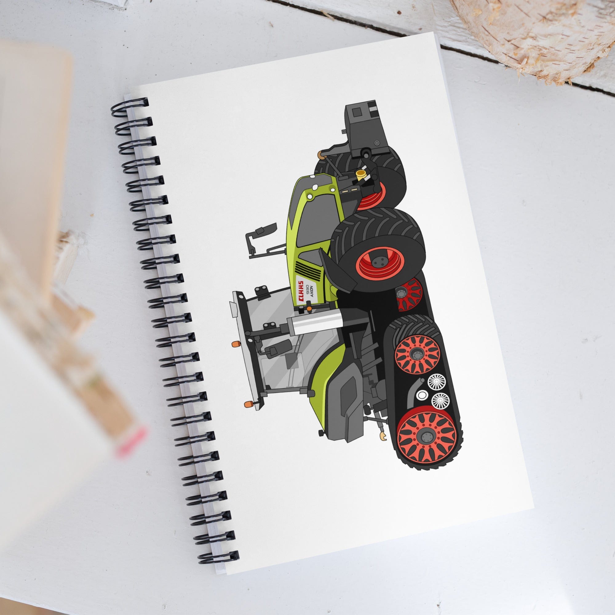 The Tractor Mugs Store Class Axion 930 | Spiral notebook Quality Farmers Merch
