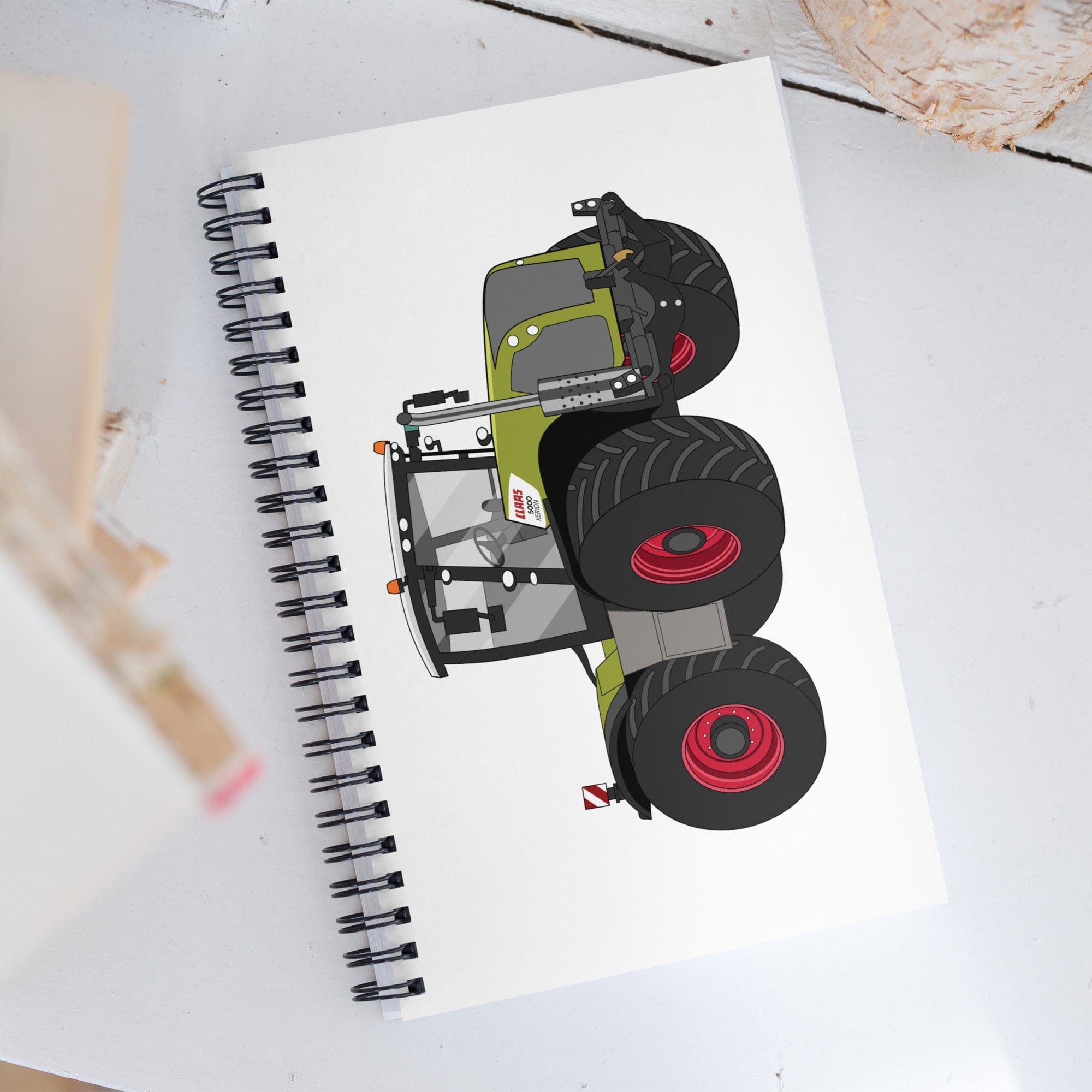 The Tractor Mugs Store Class Xerion 5000 | Spiral notebook Quality Farmers Merch