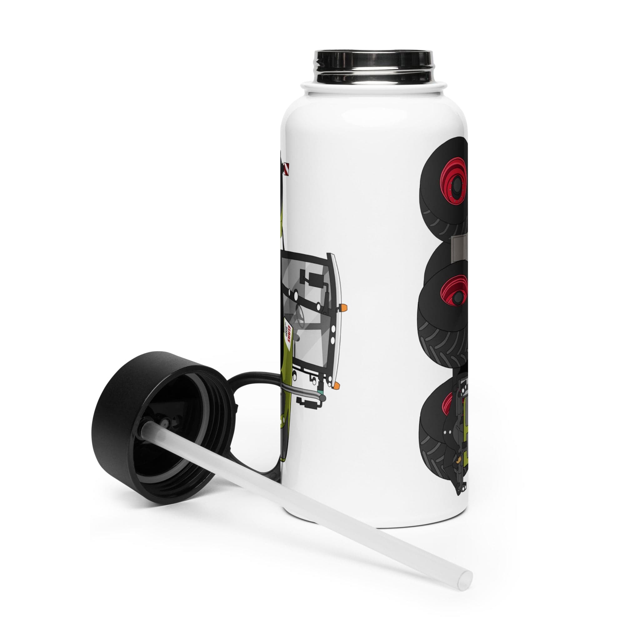 The Tractor Mugs Store Class Xerion 5000 Tractor VC | Stainless Steel Water Bottle Quality Farmers Merch