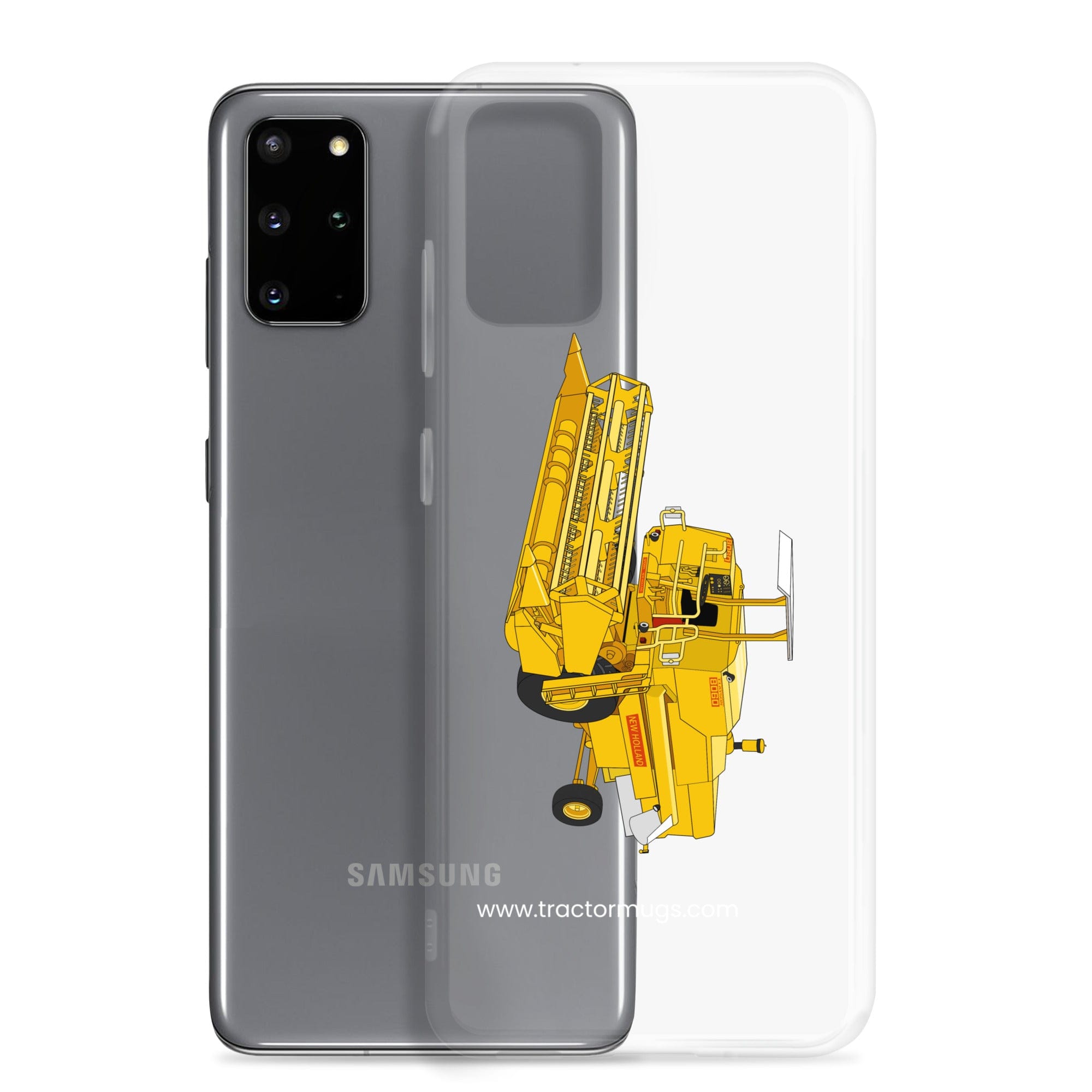 The Tractor Mugs Store Clayson 8060 Combine Harvester | Clear Case for Samsung® Quality Farmers Merch