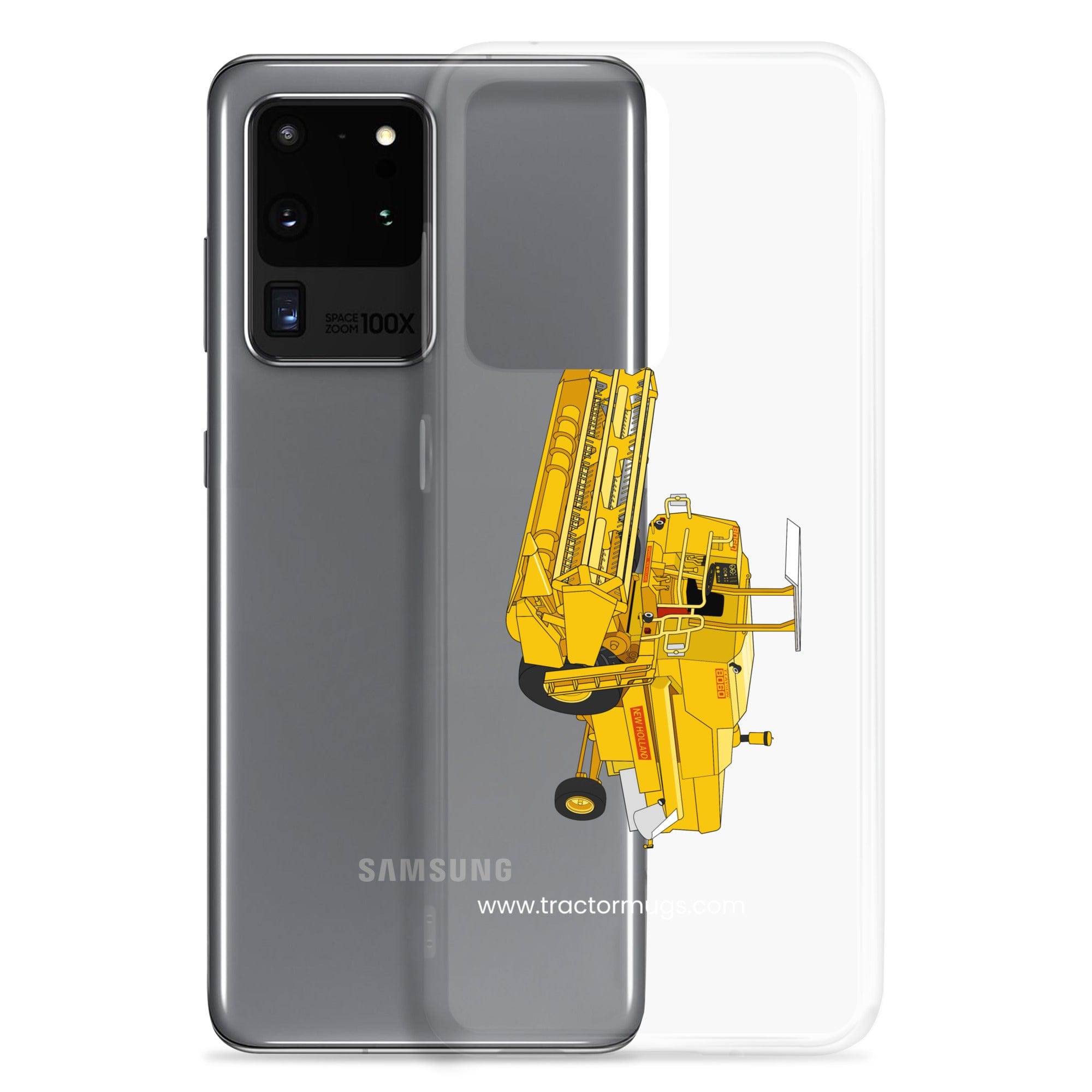 The Tractor Mugs Store Clayson 8060 Combine Harvester | Clear Case for Samsung® Quality Farmers Merch