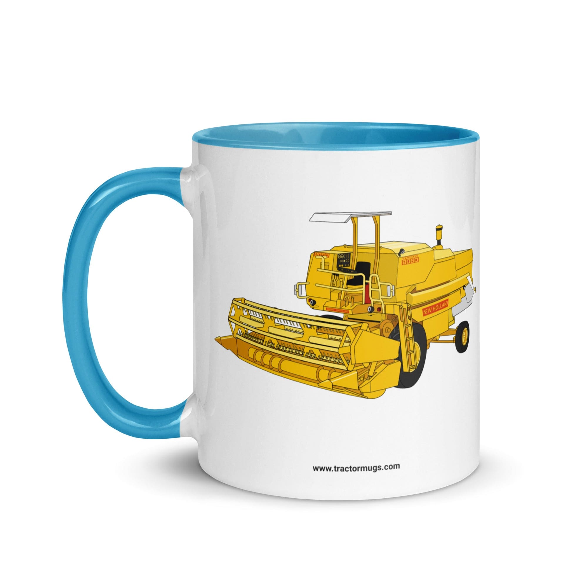 The Tractor Mugs Store Clayson 8060 Combine Harvester | Mug with Color Inside Quality Farmers Merch