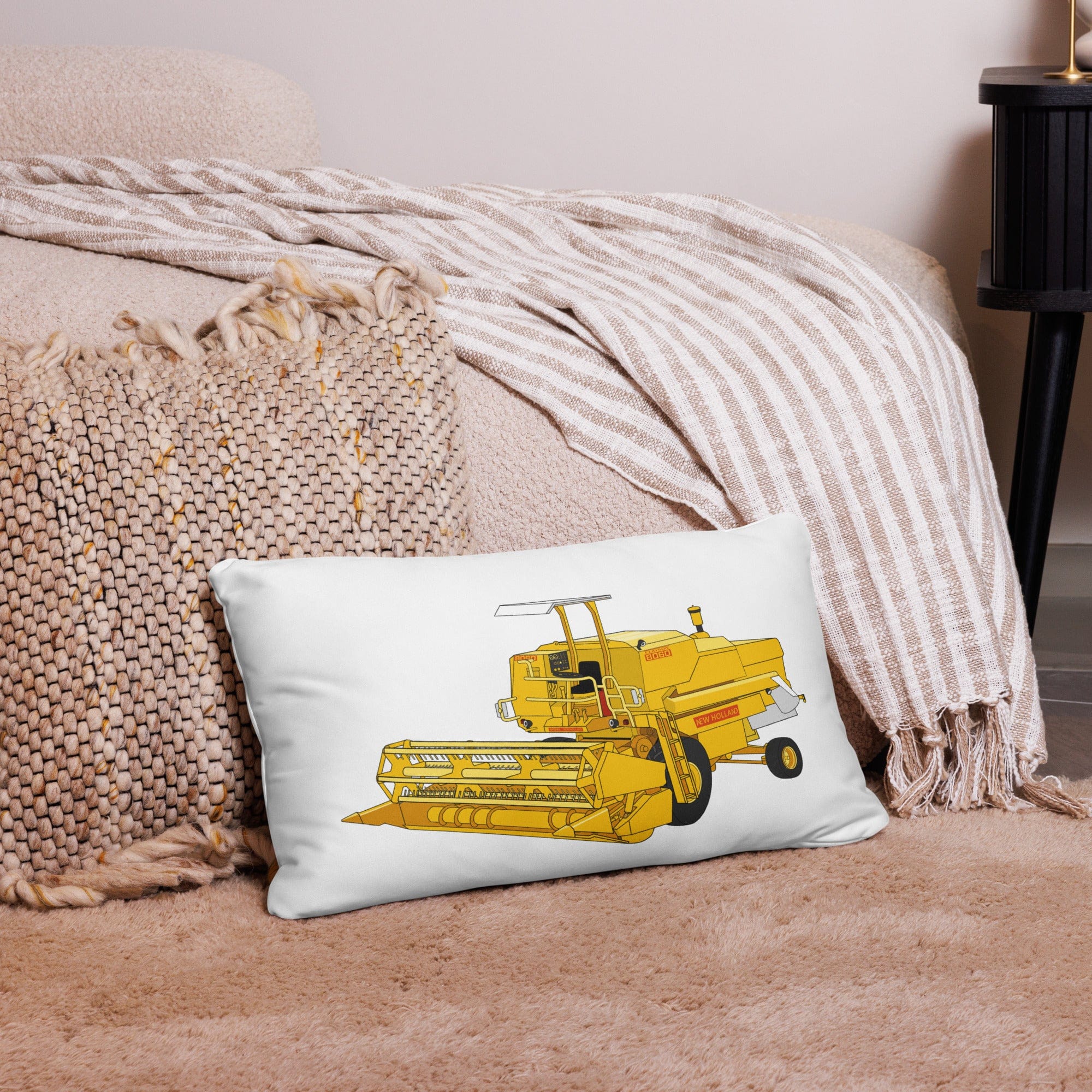 The Tractor Mugs Store Clayson 8060 Combine Harvester | Pillow Case Quality Farmers Merch