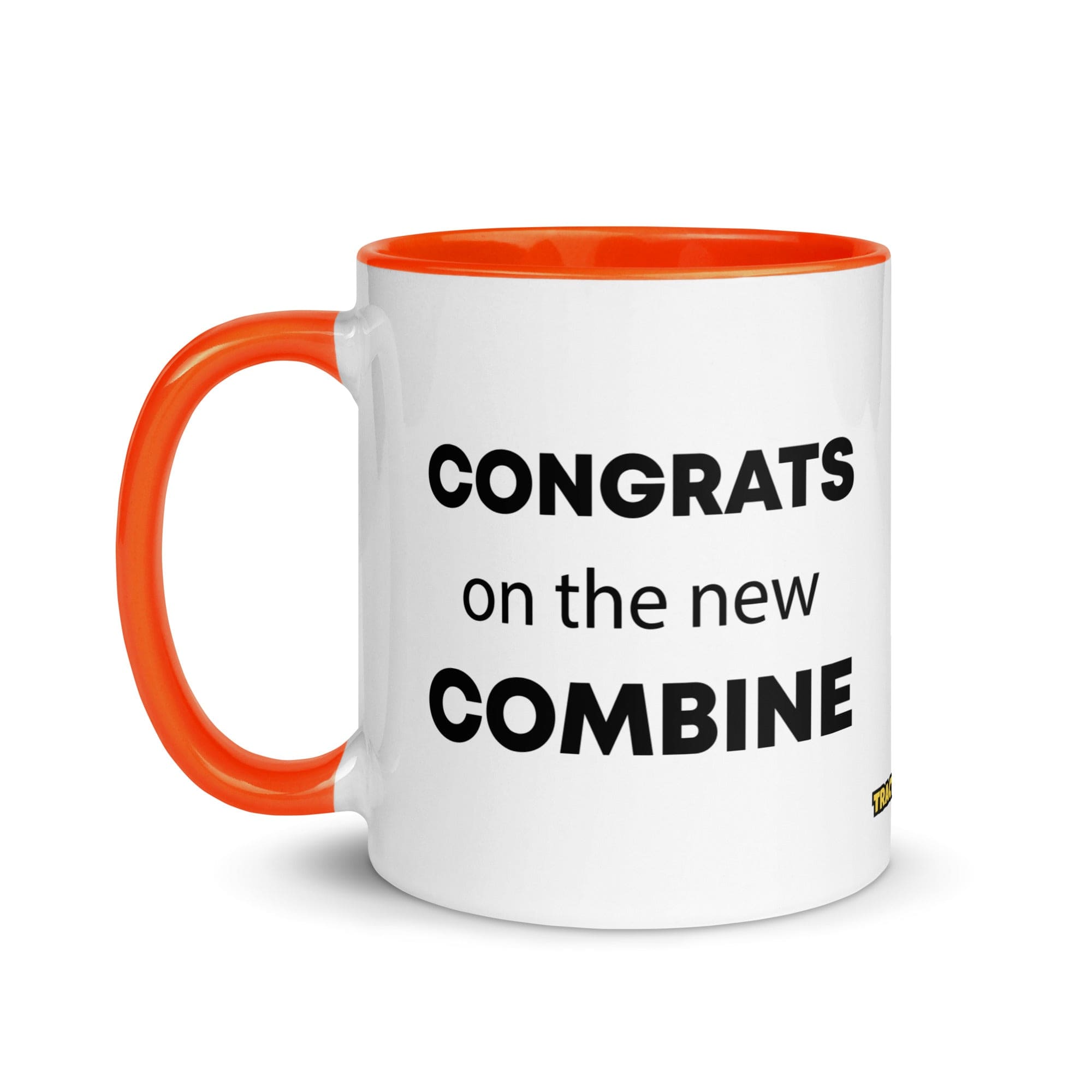 The Tractor Mugs Store Congrats On The New Combine | Mug with Color Inside Quality Farmers Merch
