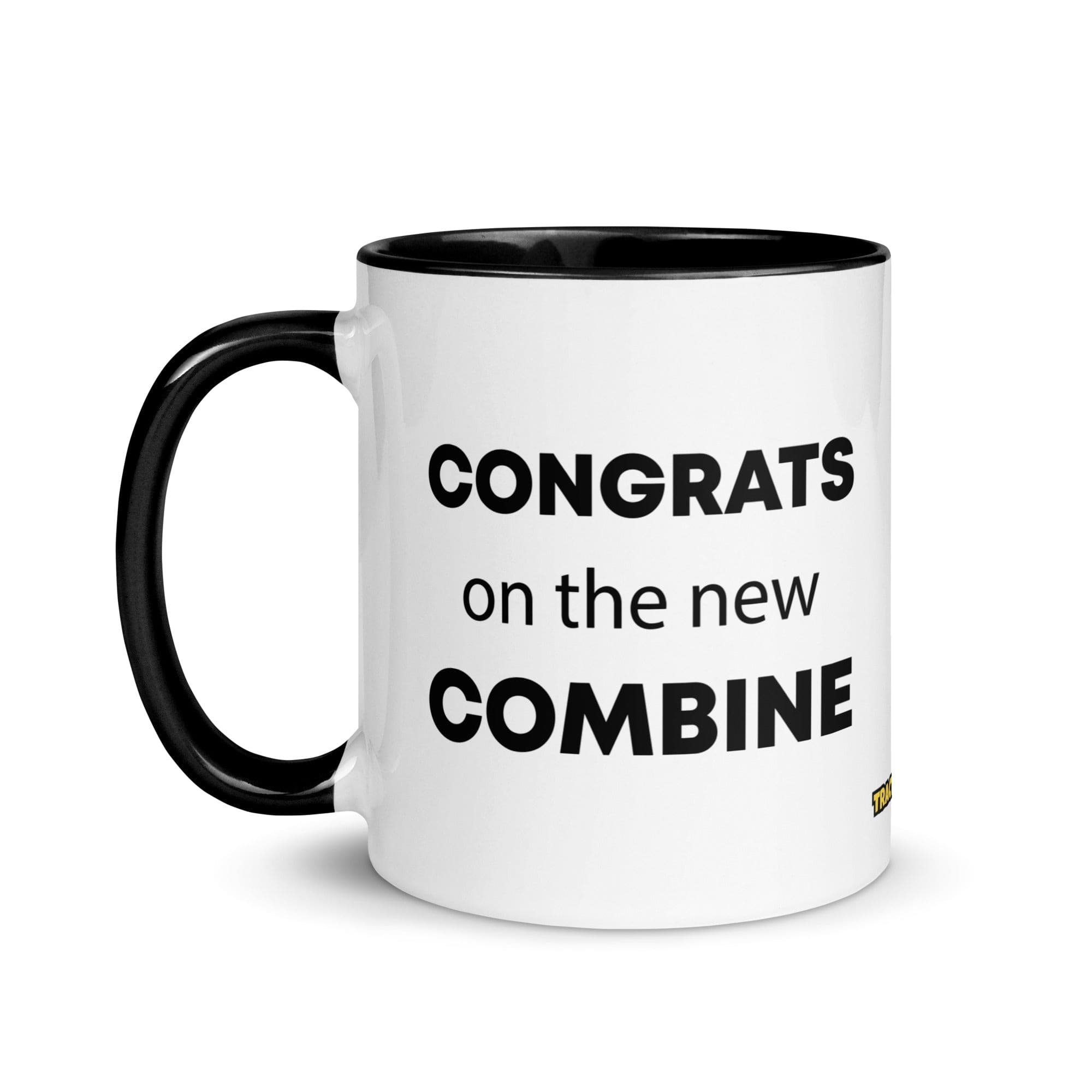 The Tractor Mugs Store Congrats On The New Combine | Mug with Color Inside Quality Farmers Merch