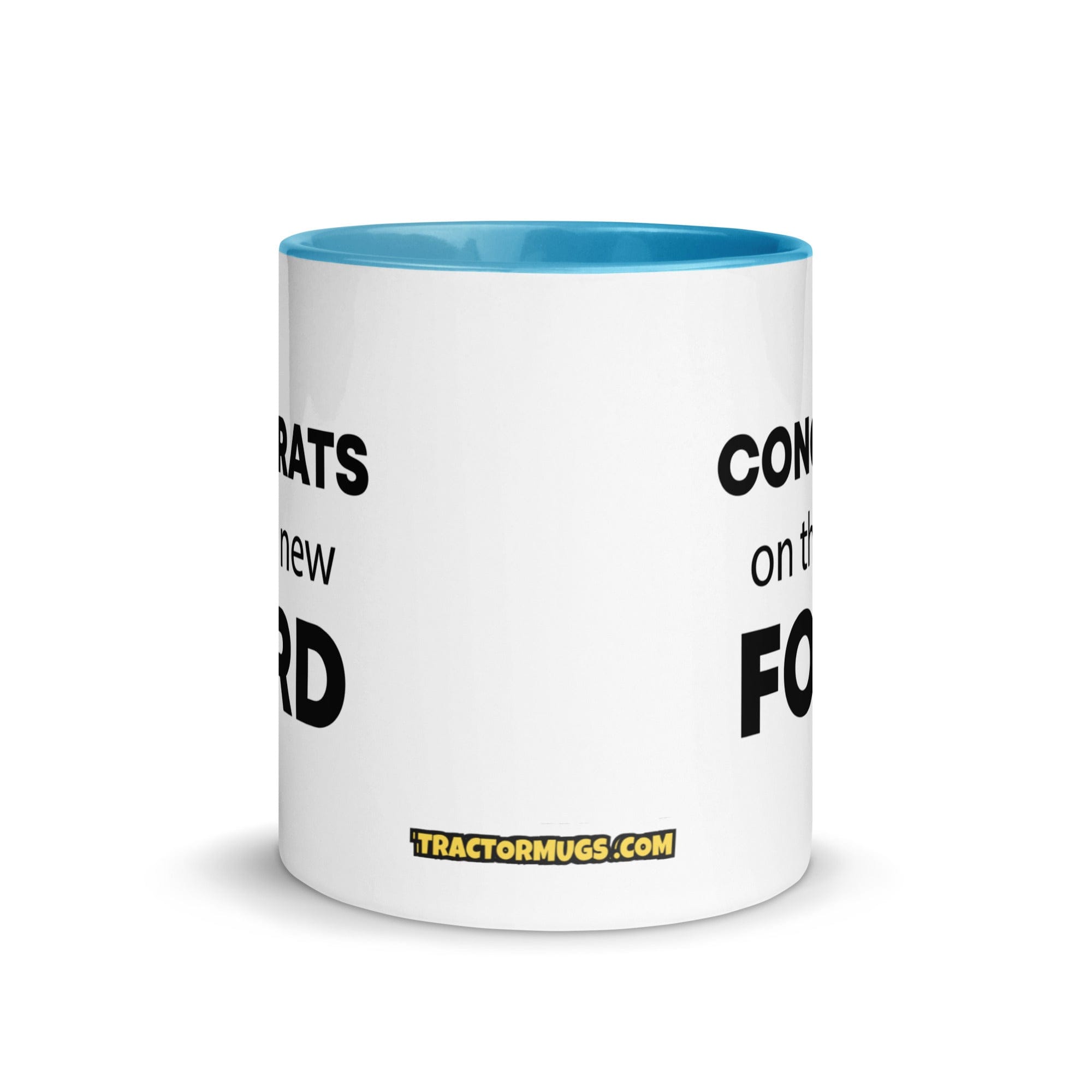 The Tractor Mugs Store Congrats On The New Ford | Mug with Color Inside Quality Farmers Merch