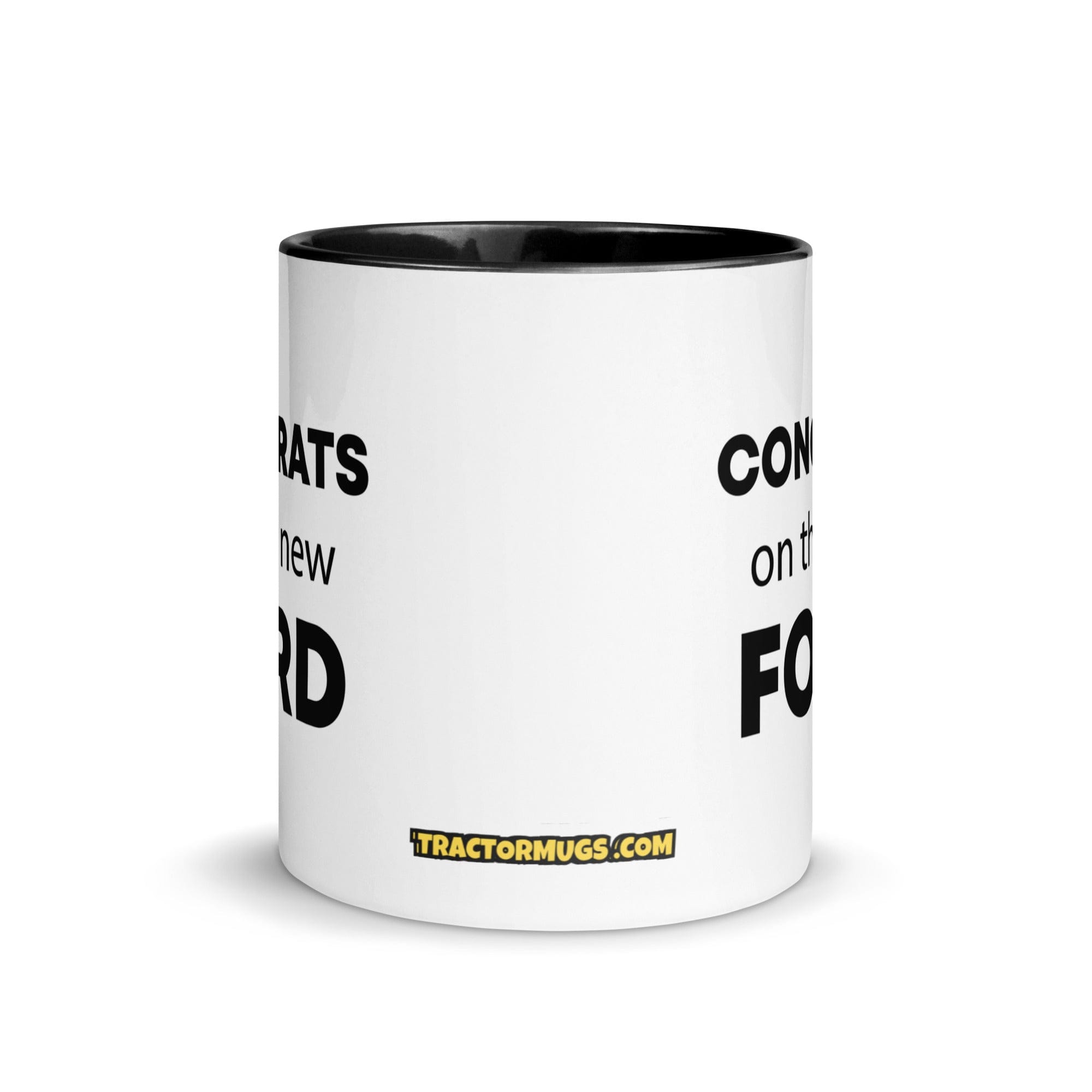 The Tractor Mugs Store Congrats On The New Ford | Mug with Color Inside Quality Farmers Merch