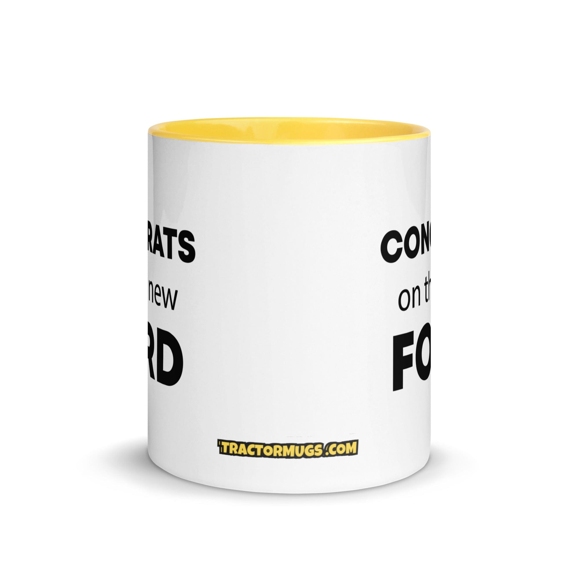 The Tractor Mugs Store Congrats On The New Ford | Mug with Color Inside Quality Farmers Merch