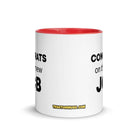 The Tractor Mugs Store Congrats On The New JCB Mug with Color Inside Quality Farmers Merch