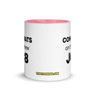 The Tractor Mugs Store Congrats On The New JCB Mug with Color Inside Quality Farmers Merch