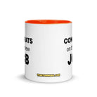The Tractor Mugs Store Congrats On The New JCB Mug with Color Inside Quality Farmers Merch