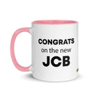 The Tractor Mugs Store Congrats On The New JCB Mug with Color Inside Quality Farmers Merch