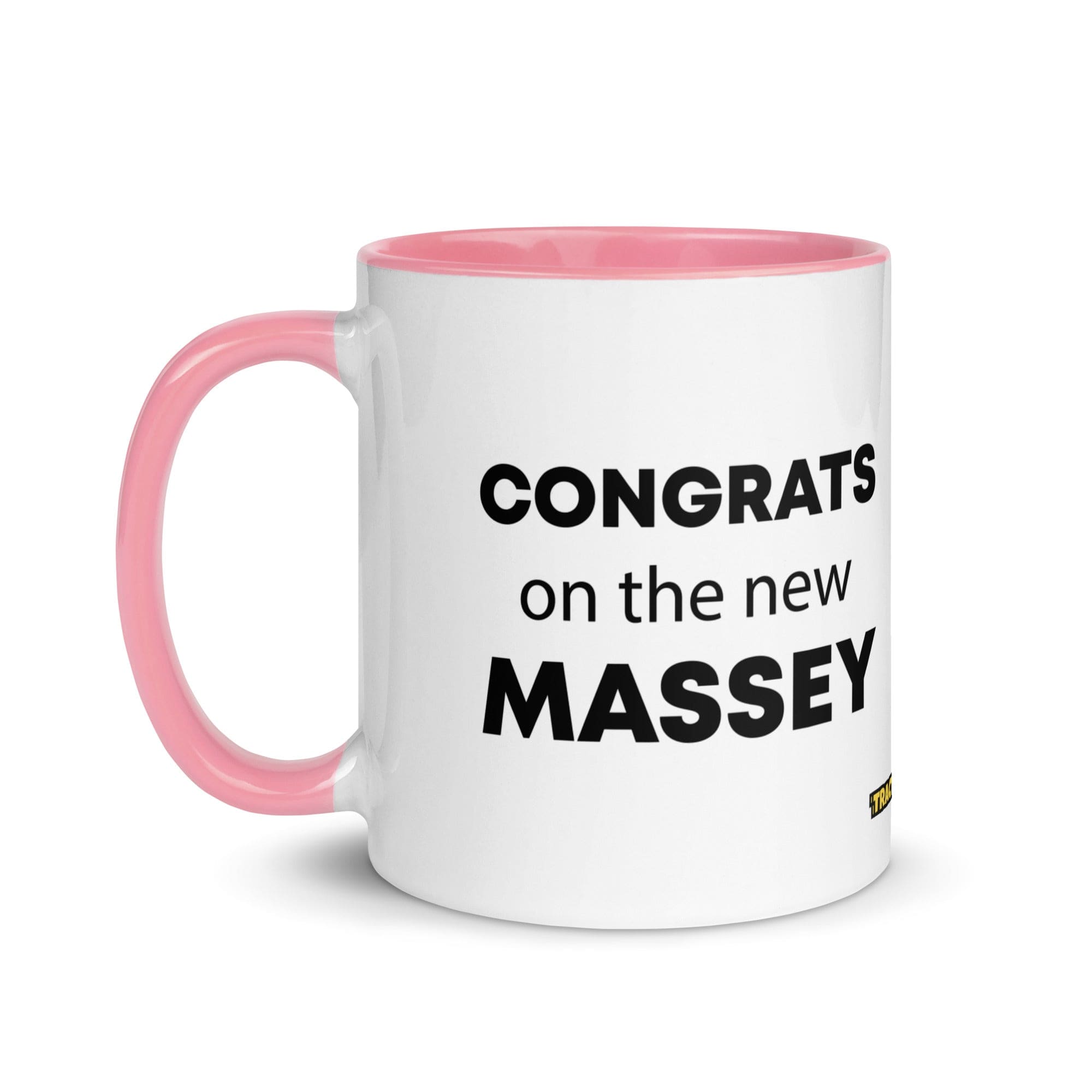 The Tractor Mugs Store Congrats On The New Massey | Mug with Color Inside Quality Farmers Merch