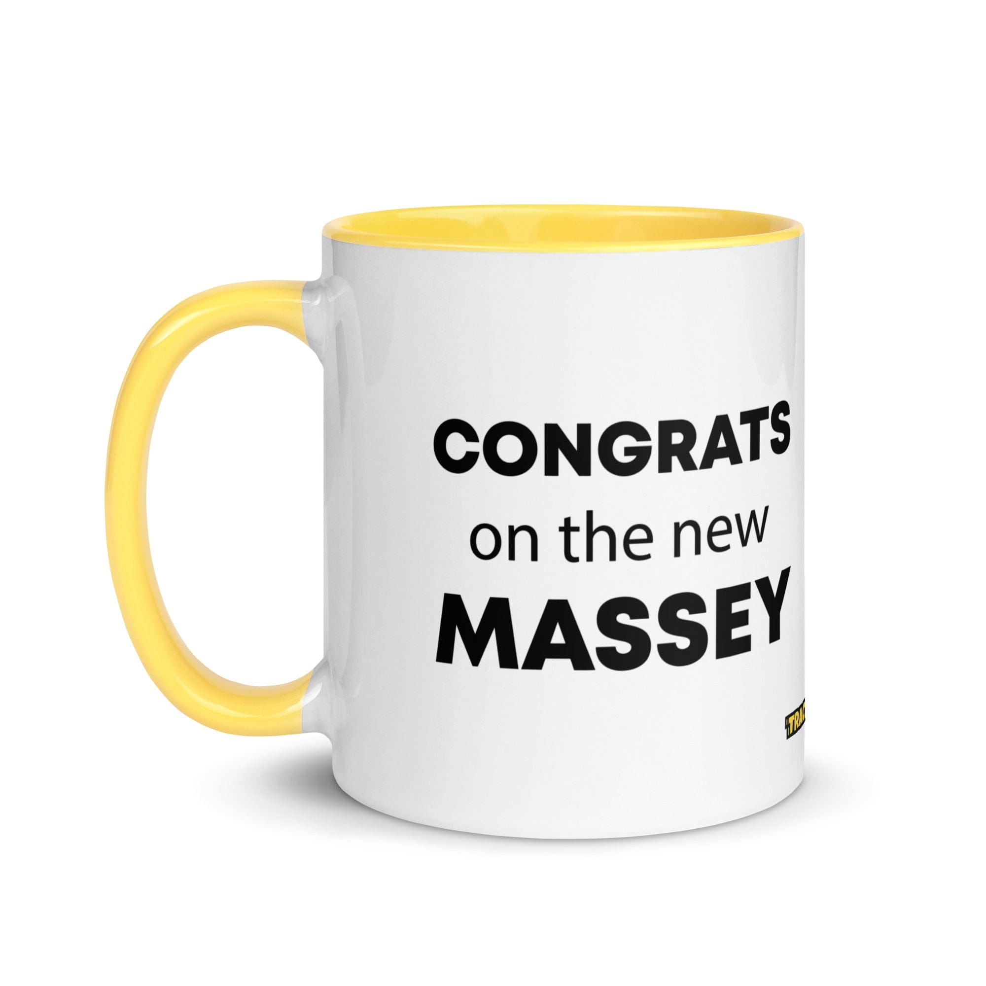 The Tractor Mugs Store Congrats On The New Massey | Mug with Color Inside Quality Farmers Merch