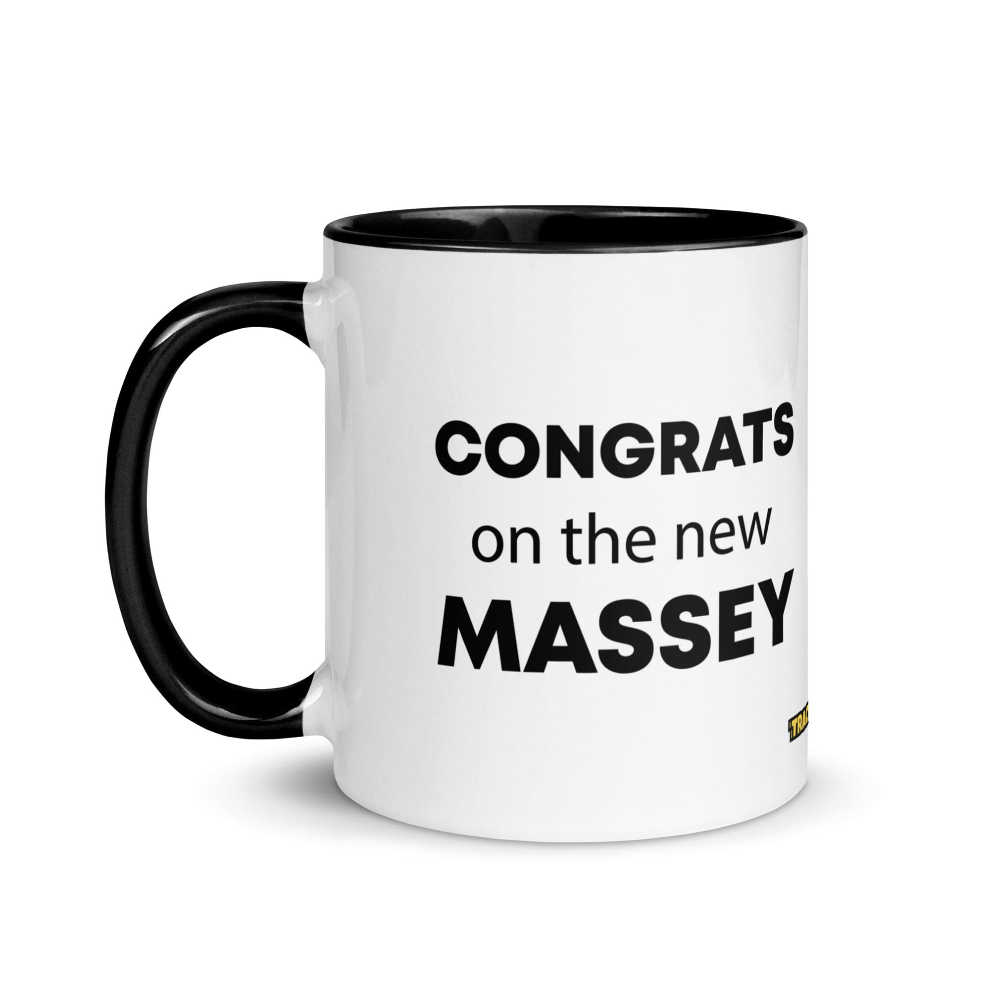 The Tractor Mugs Store Congrats On The New Massey | Mug with Color Inside Quality Farmers Merch