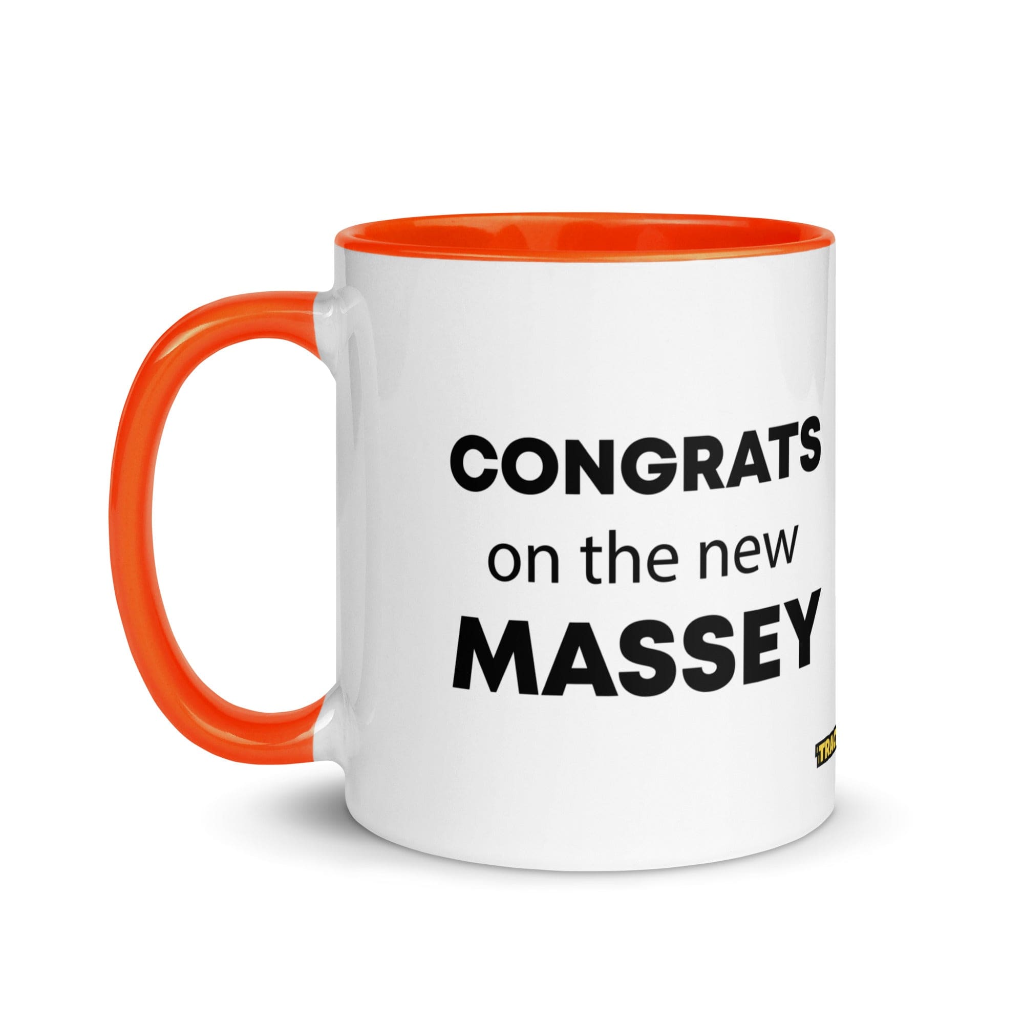 The Tractor Mugs Store Congrats On The New Massey | Mug with Color Inside Quality Farmers Merch