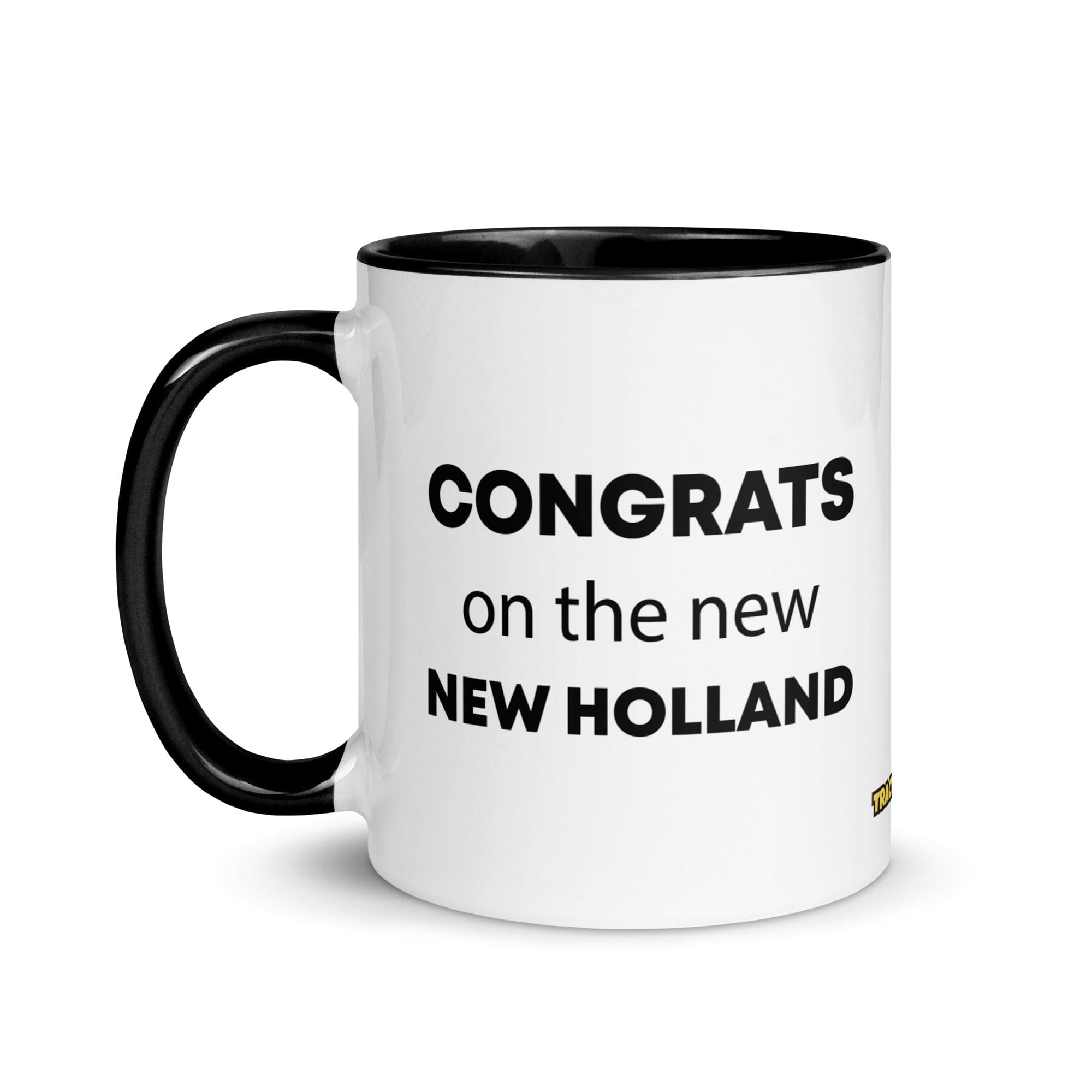 The Tractor Mugs Store Congrats On The New New Holland | Mug with Color Inside Quality Farmers Merch